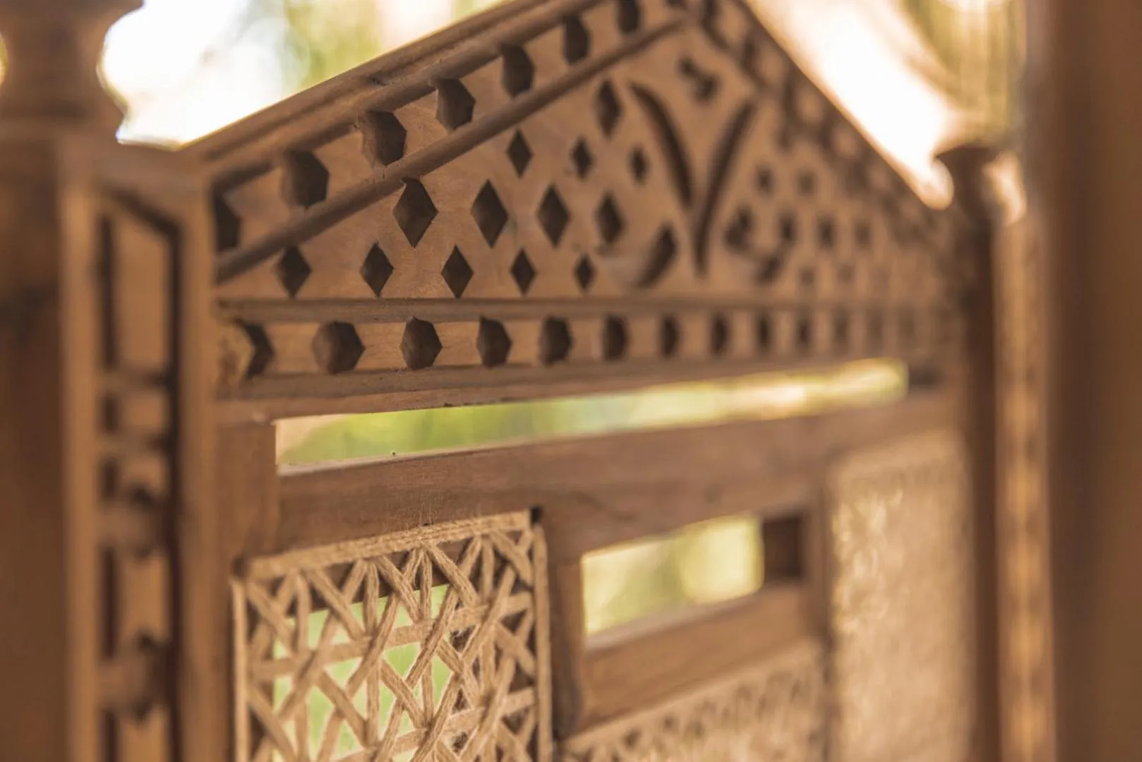 Decorative detail in Bamboo House B&B