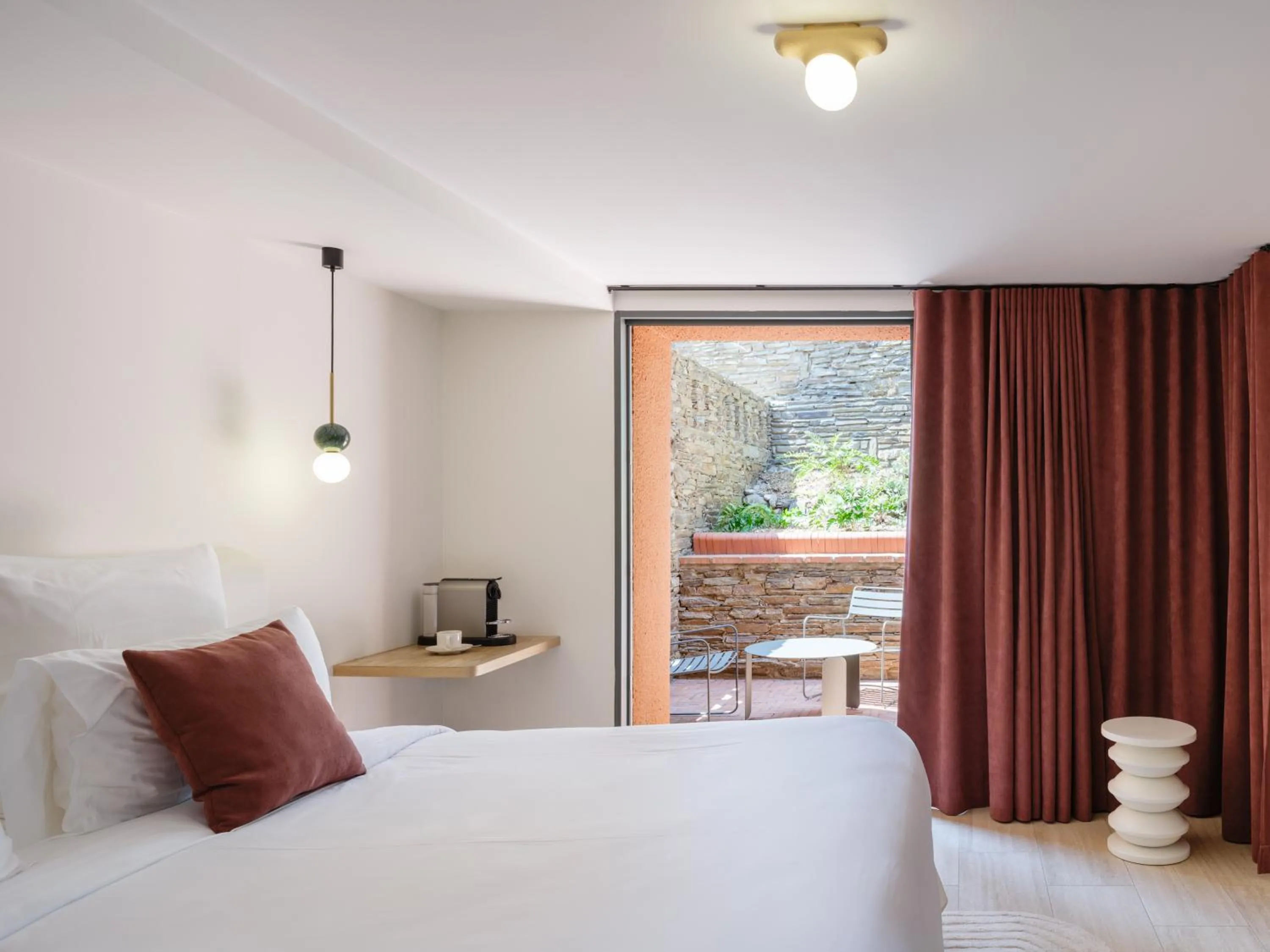 Patio, Bed in Maison Nova - Boutique Hôtel & Spa