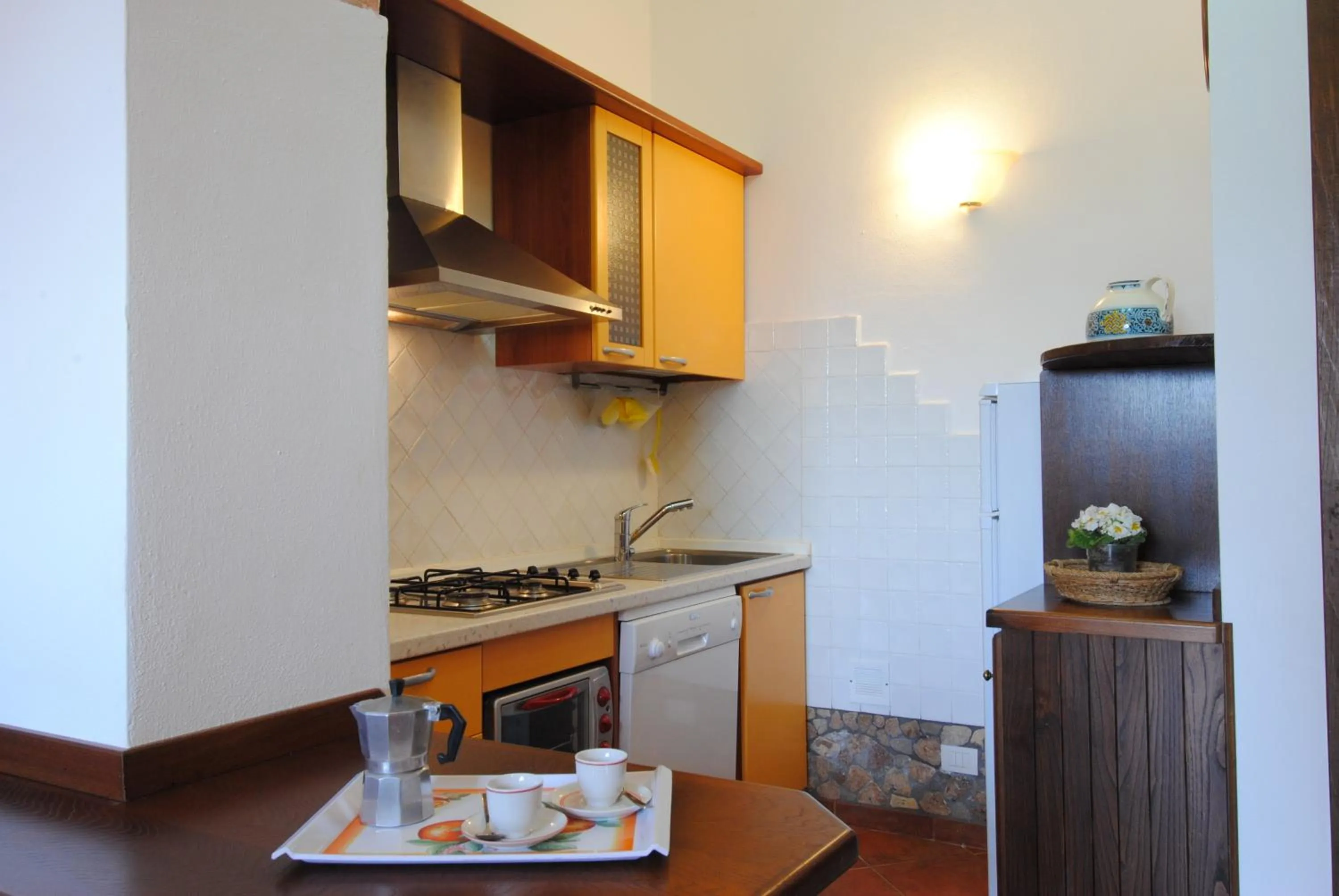 Kitchen or kitchenette in Agriturismo Il Poggiarello