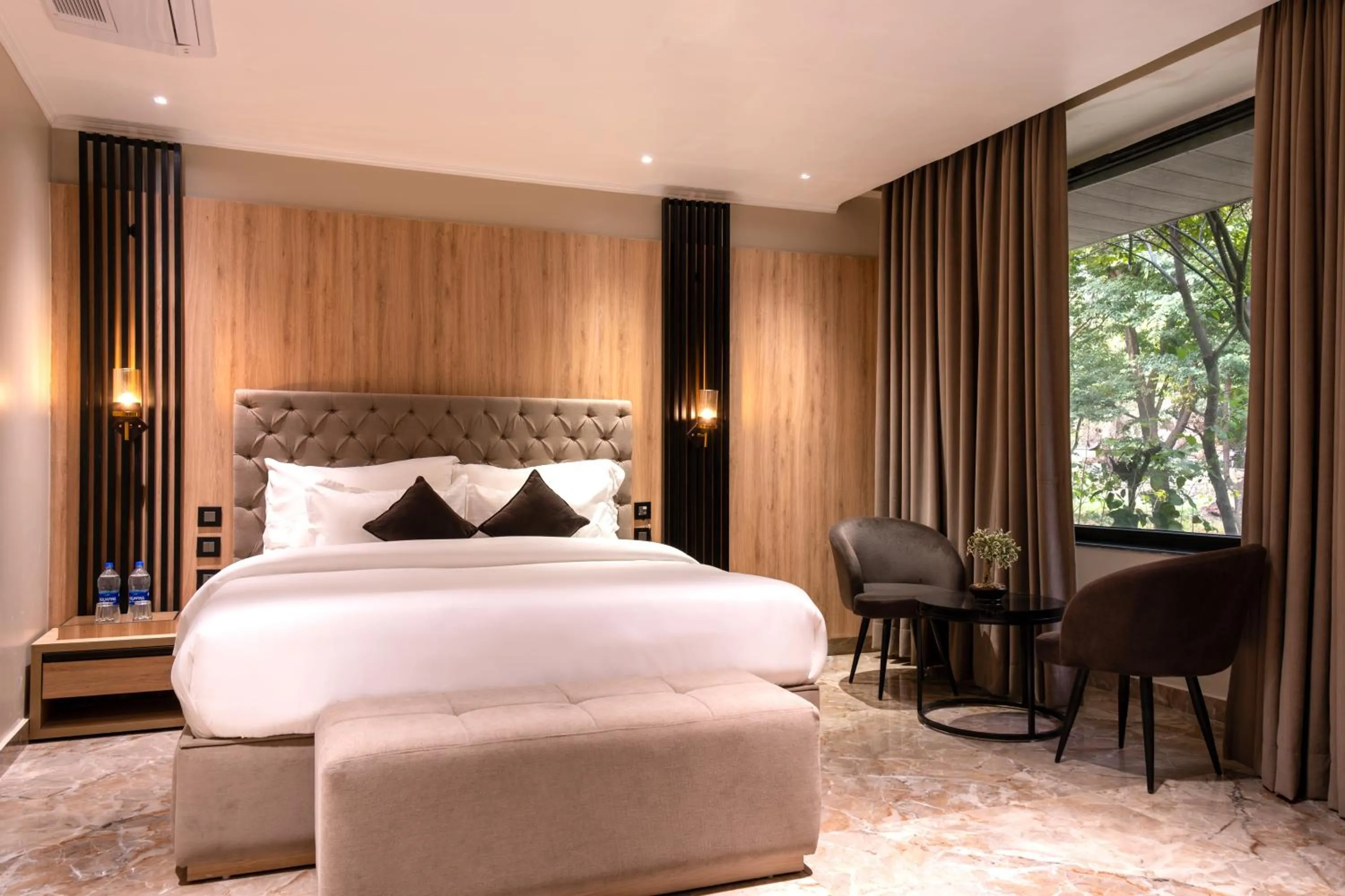 Bedroom, Bed in Alpine hotel and villas