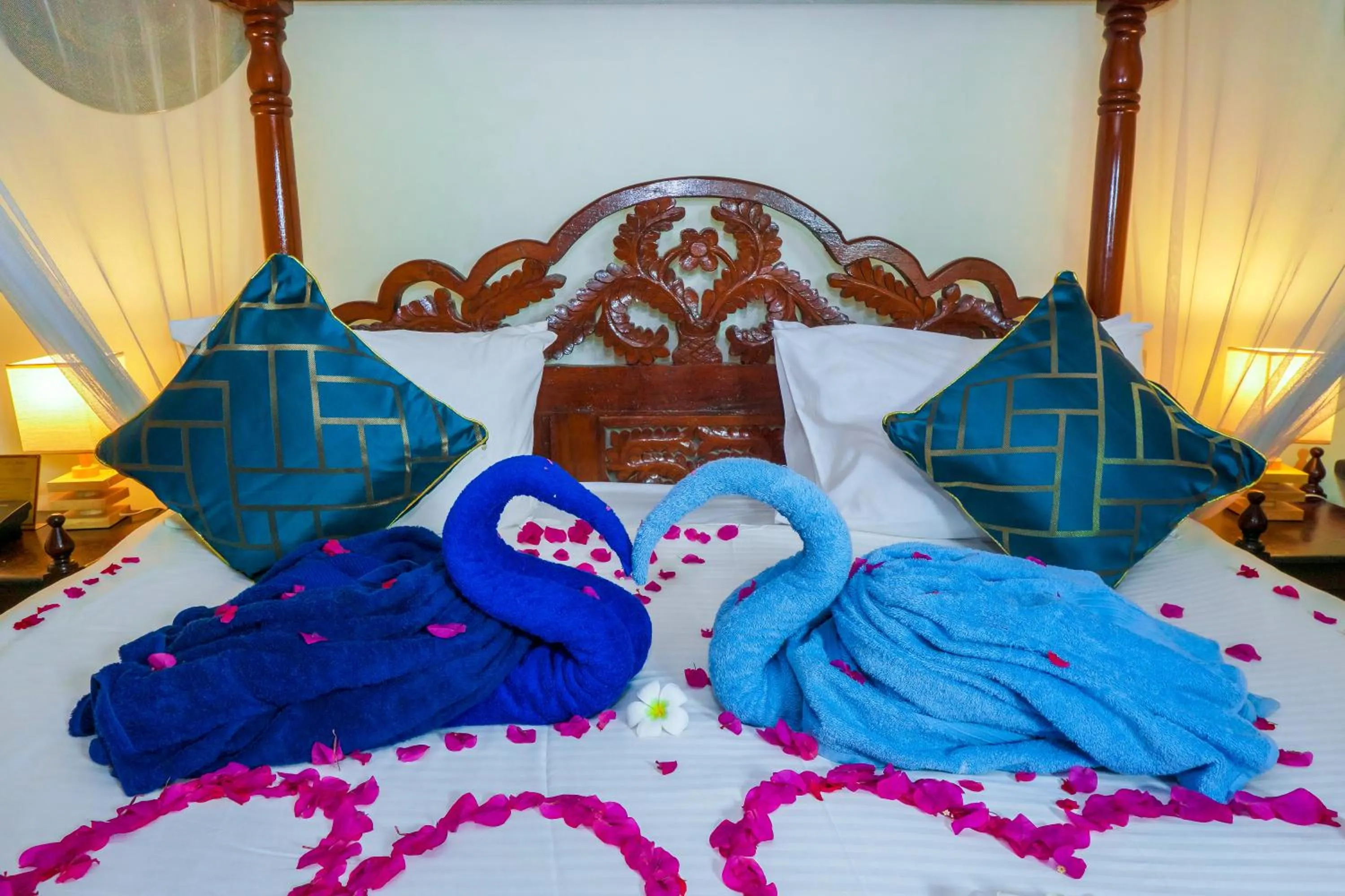 Bed in Al Johari Hotel & Spa