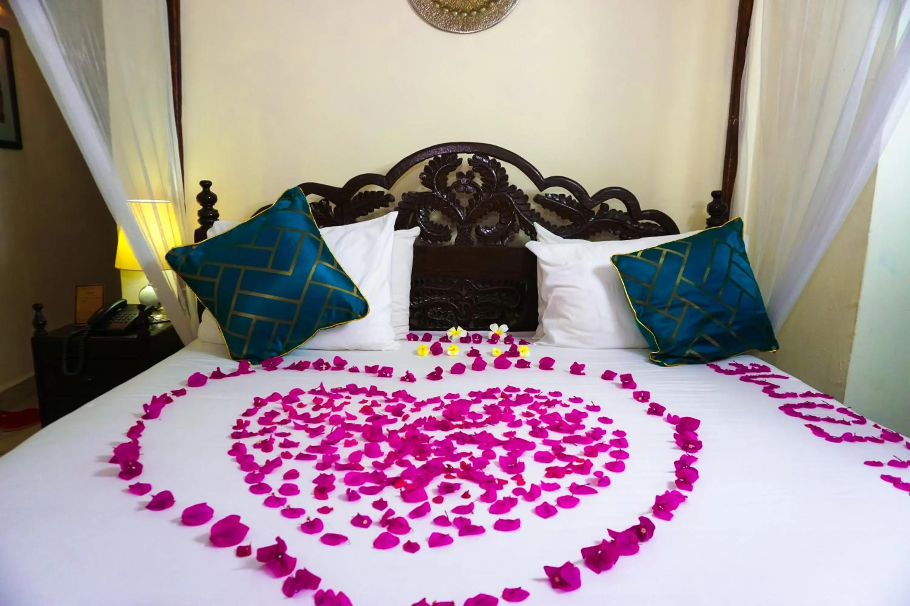 Bed in Al Johari Hotel & Spa