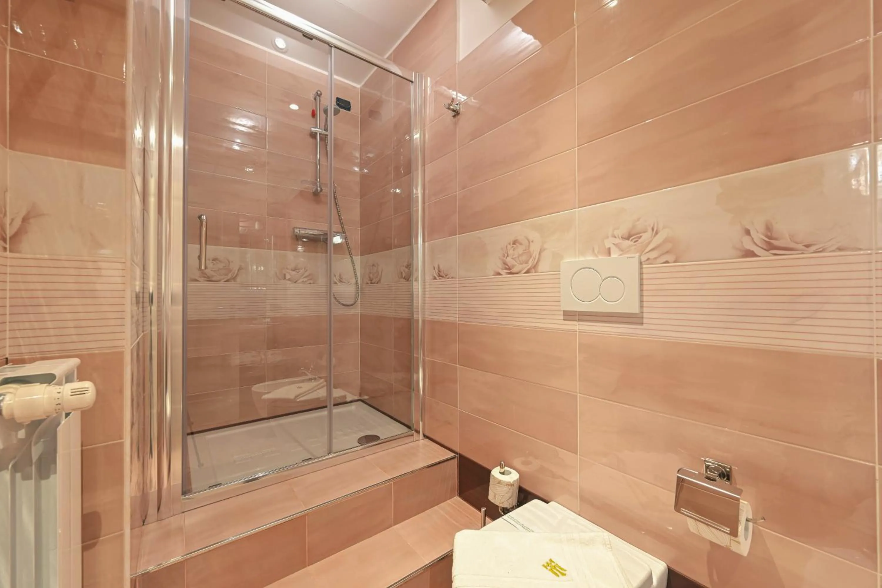 Shower in Hotel Mastrodattia