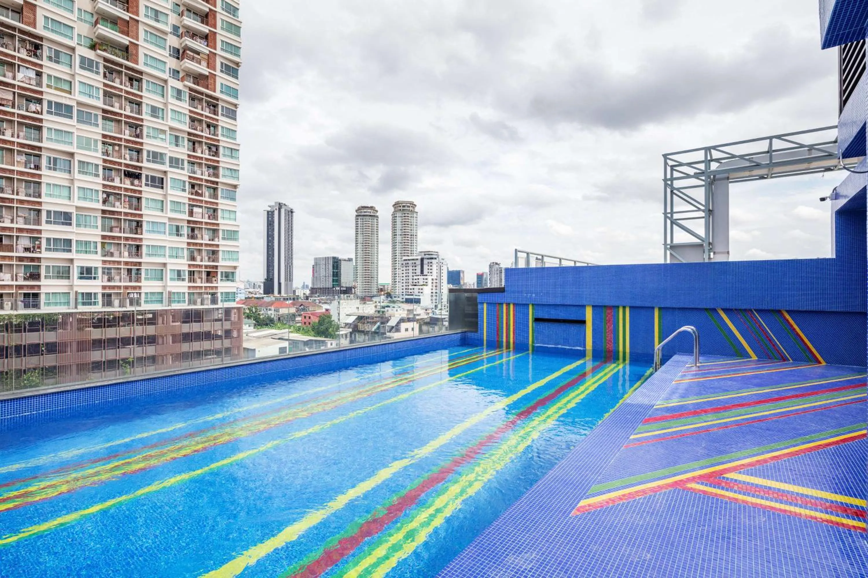 Pool view in Best Western Click Sathorn 11 Bangkok