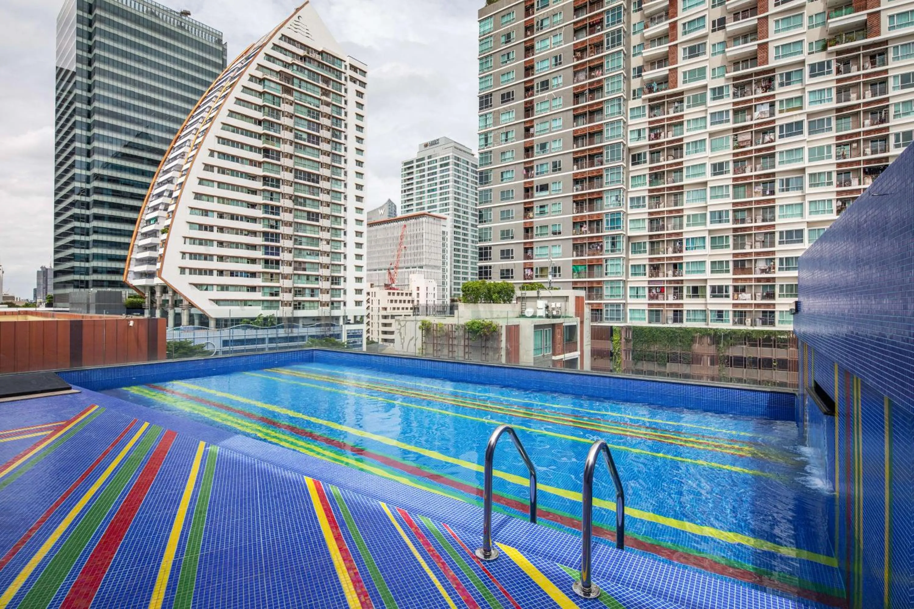 Pool view in Best Western Click Sathorn 11 Bangkok