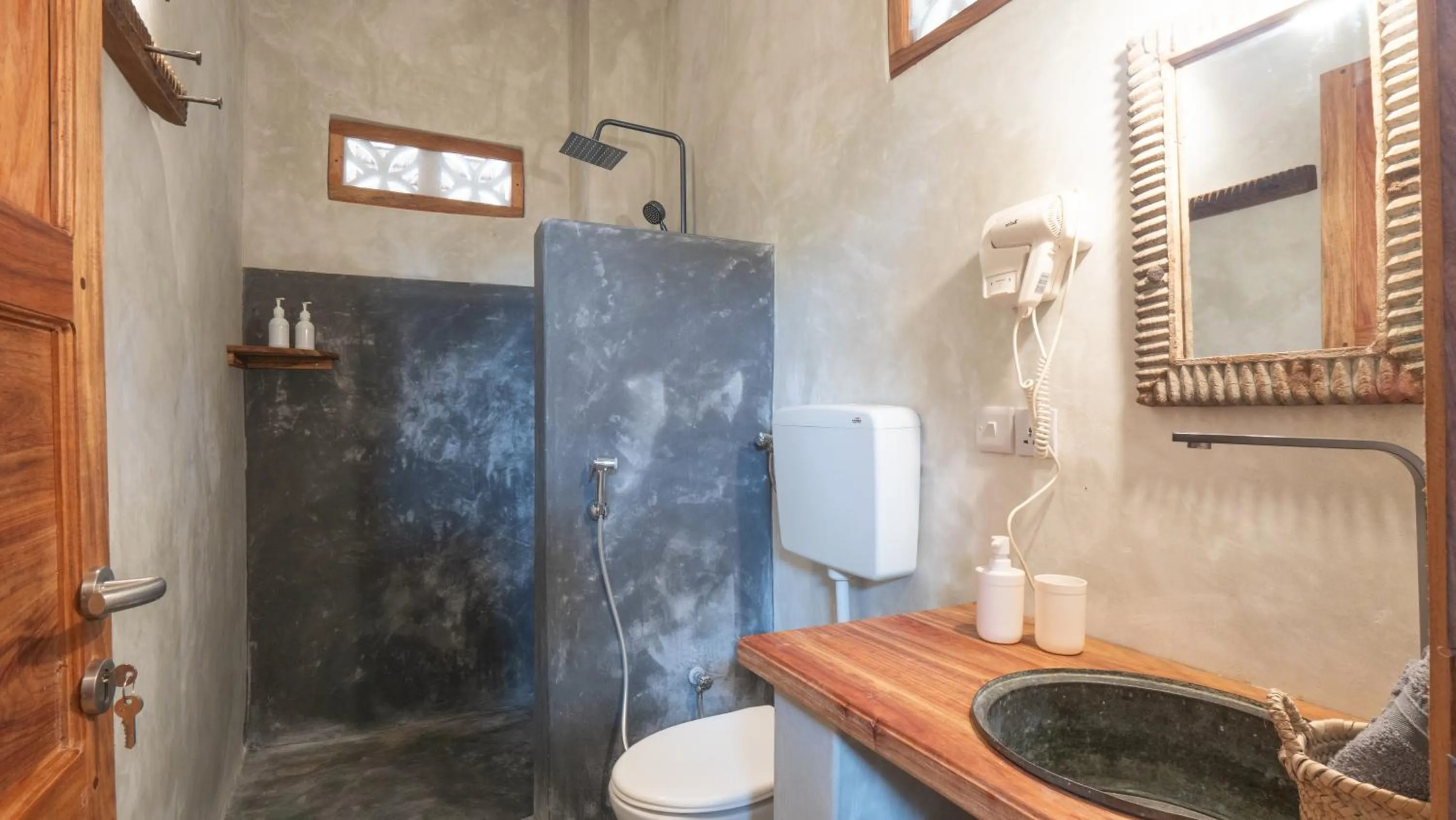Bathroom in Bahari Beach Bungalows