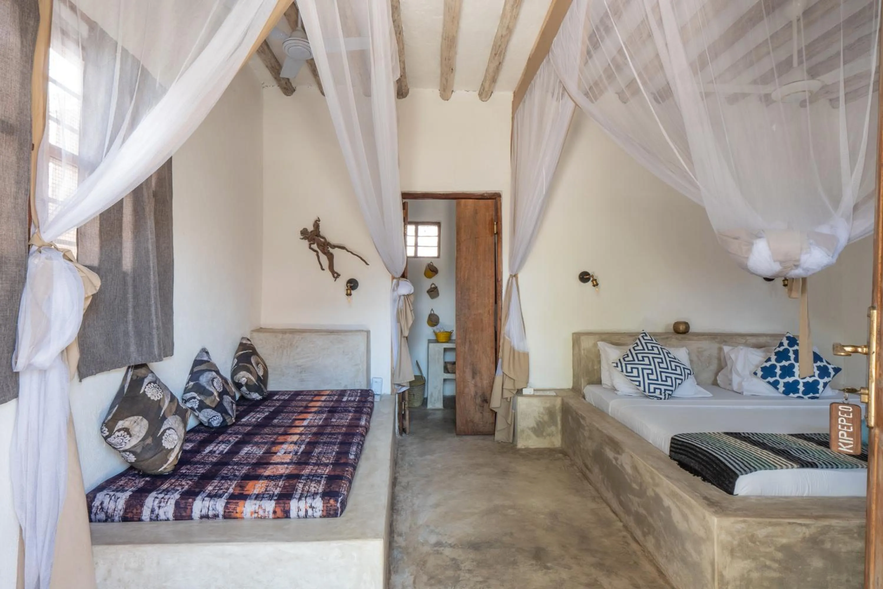 Bedroom, Bed in Bahari Beach Bungalows