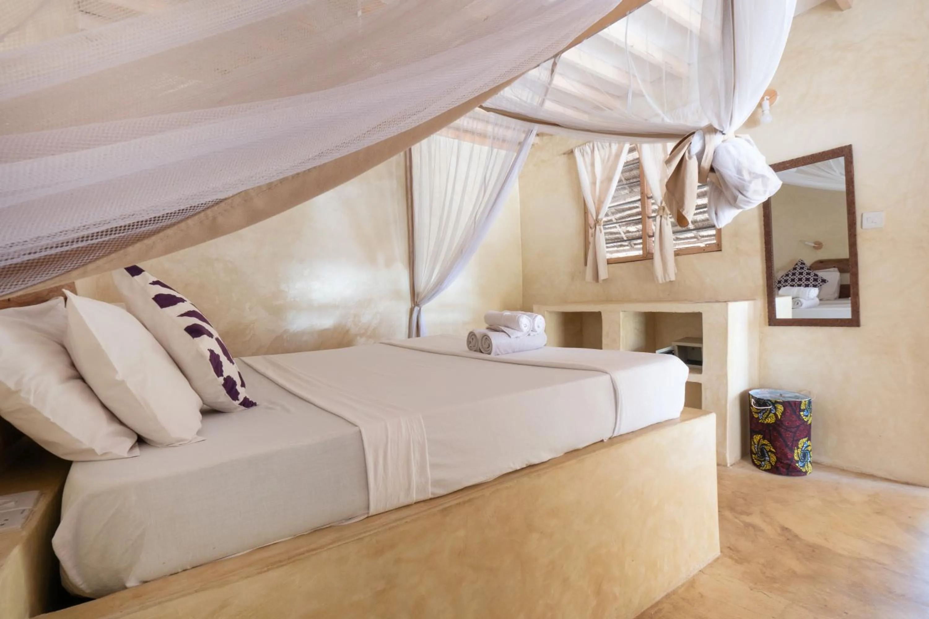 Bedroom, Bed in Bahari Beach Bungalows
