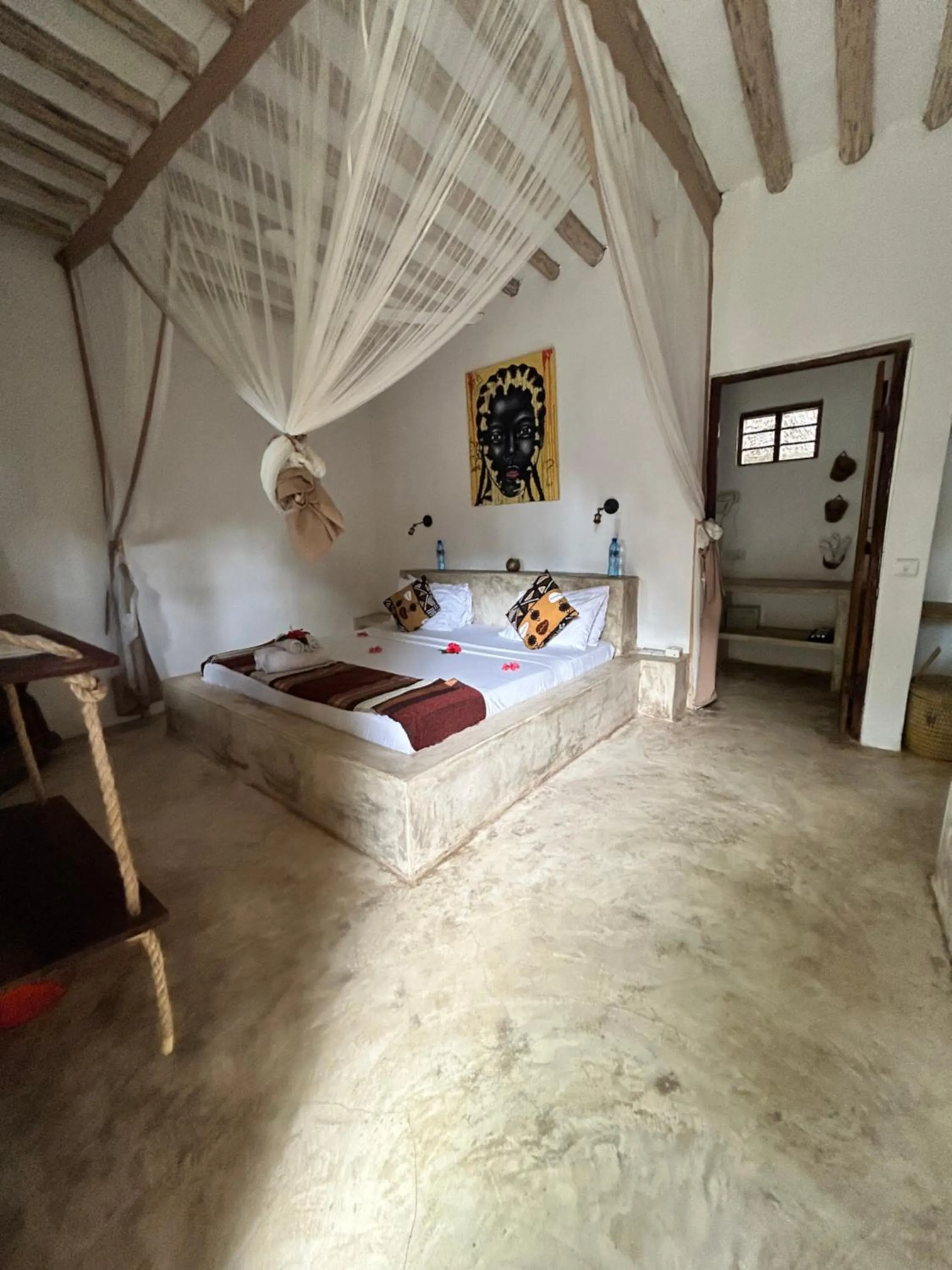 Bedroom, Bed in Bahari Beach Bungalows