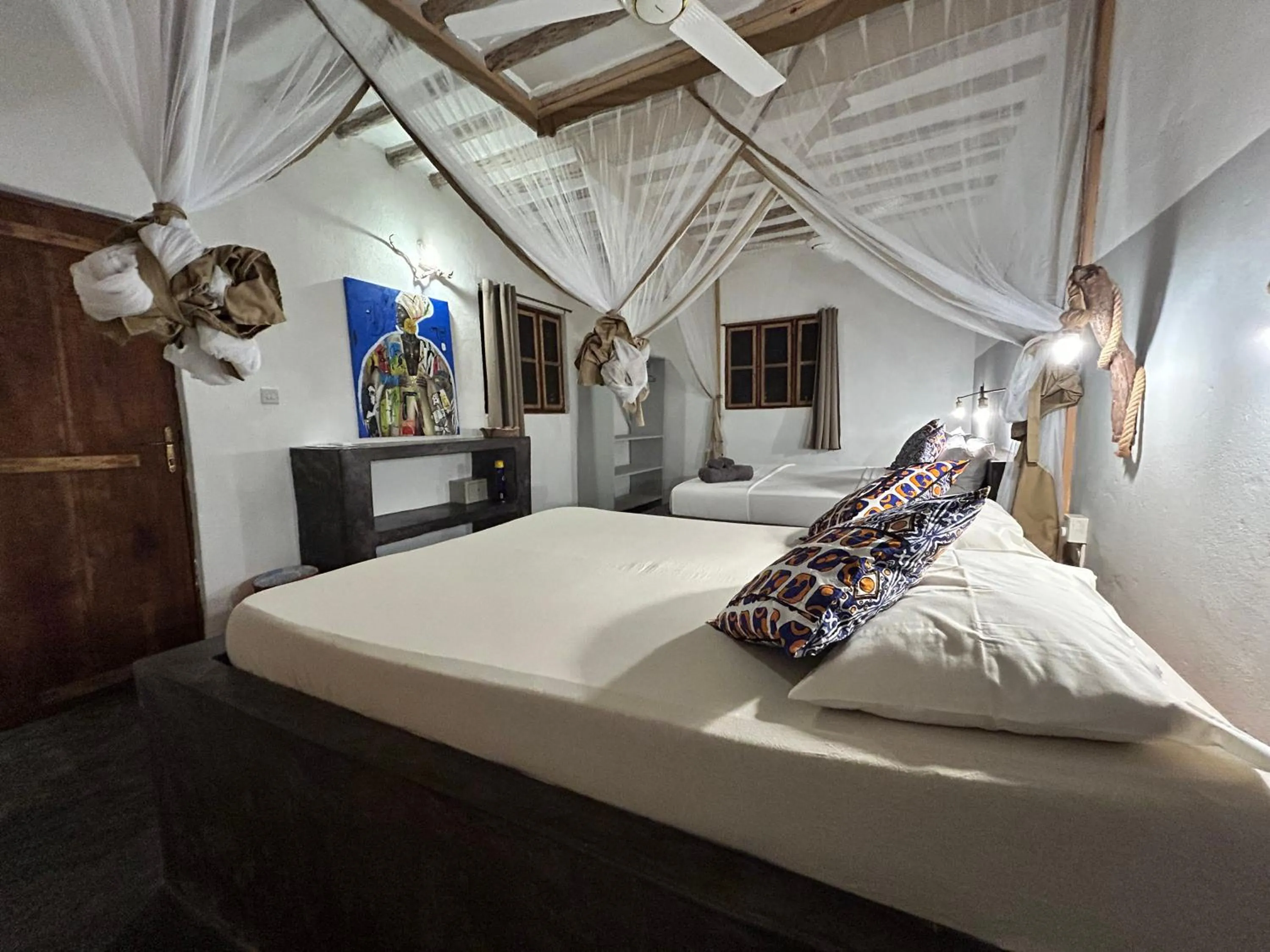 Bedroom, Bed in Bahari Beach Bungalows