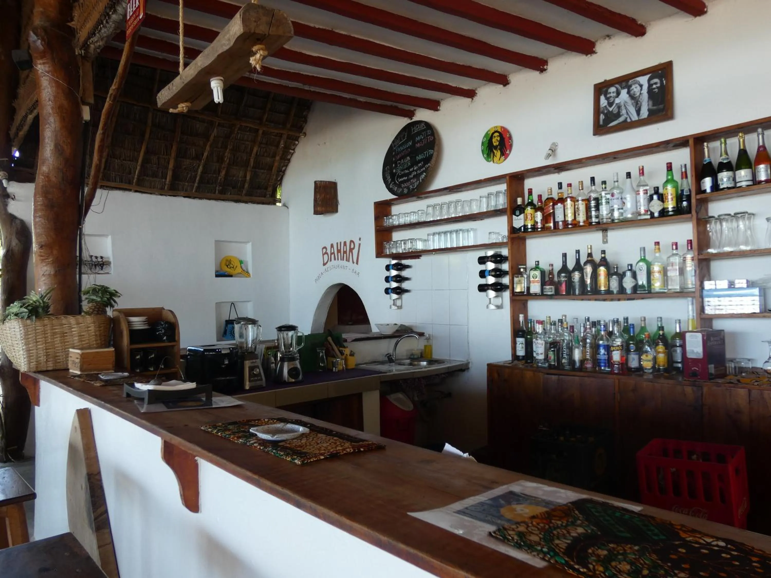 Lounge or bar in Bahari Beach Bungalows