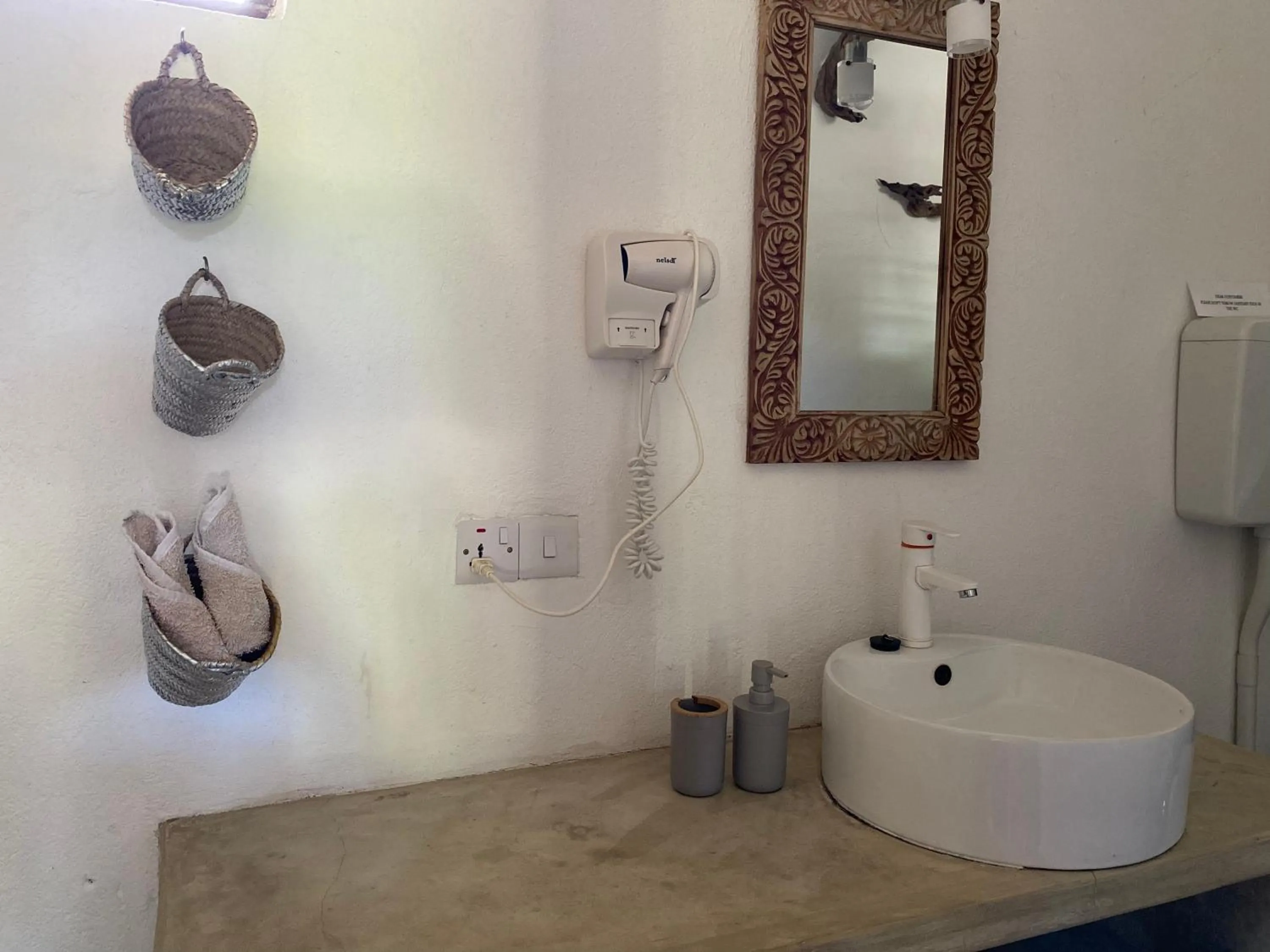Bathroom in Bahari Beach Bungalows