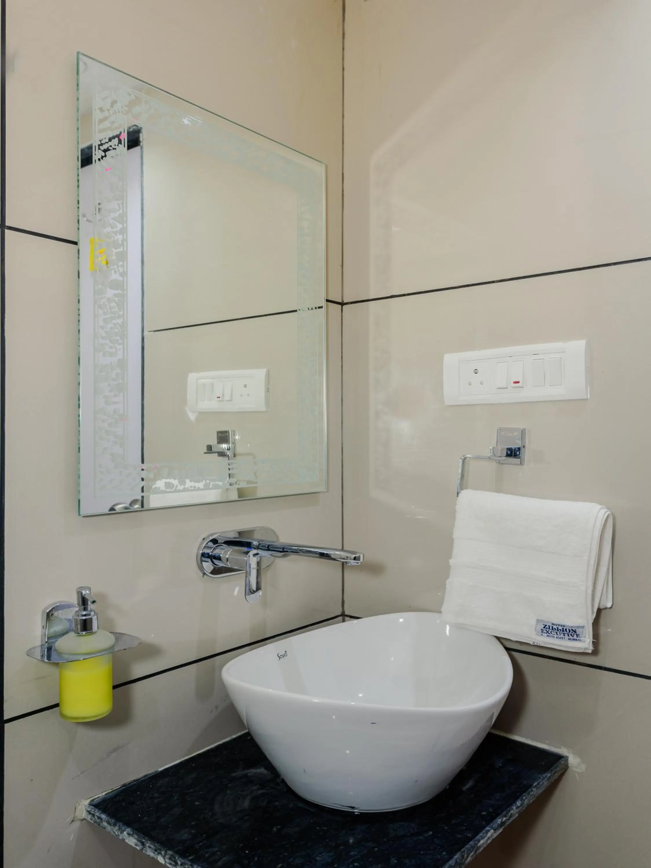 Shower in Hotel Zillion Executive Near US Consulate Bandra Kurla Complex Mumbai Near Mumbai Airport Mumbai