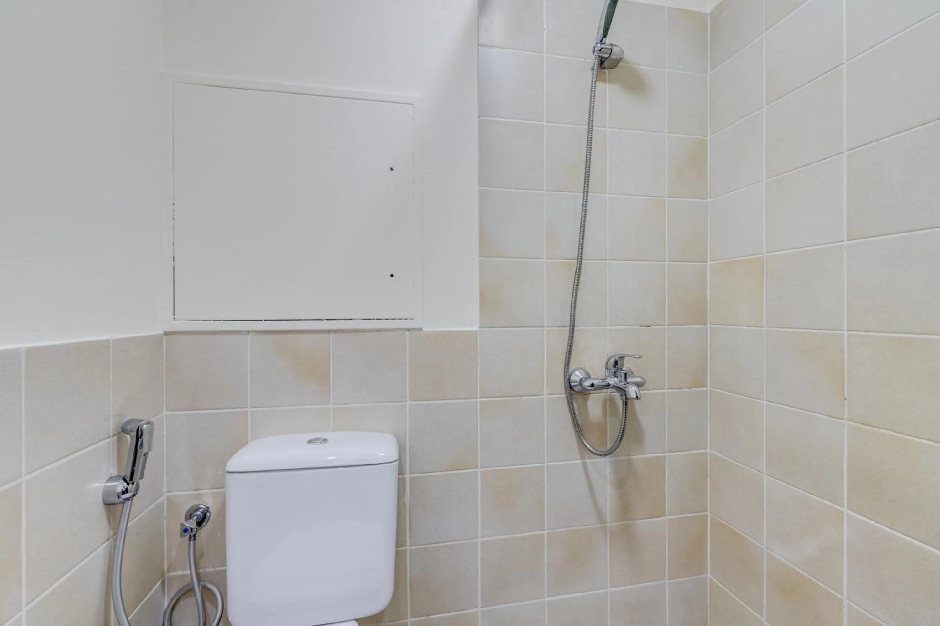 Bathroom in GLOBALSTAY. Modern Apartments steps to JBR Beach