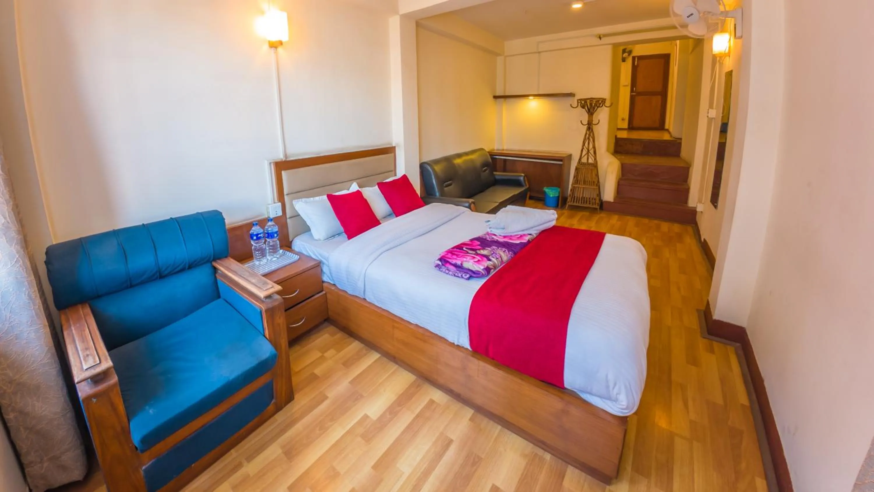 Bed in Durbar Guest House