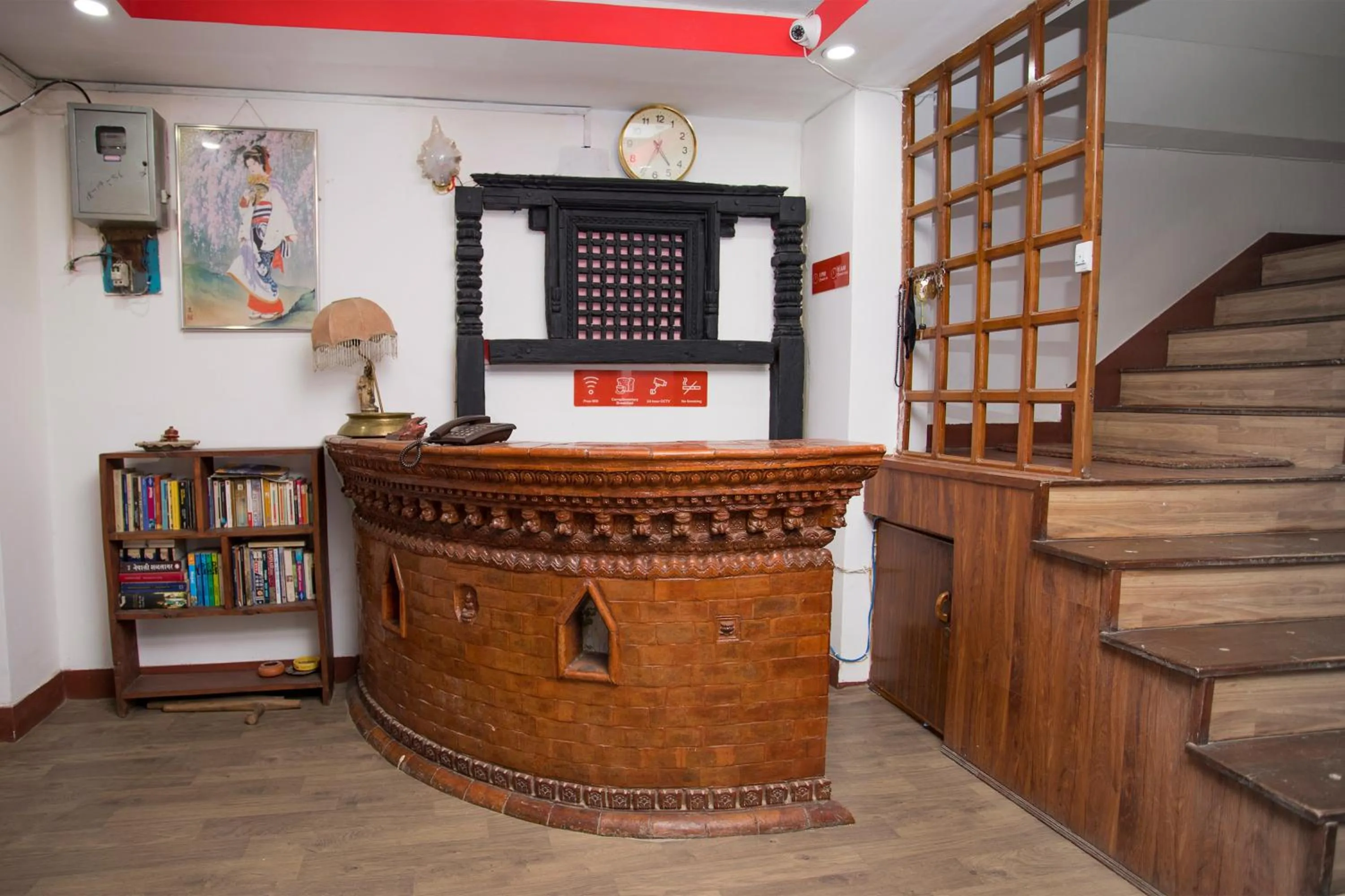 Lobby or reception in Durbar Guest House