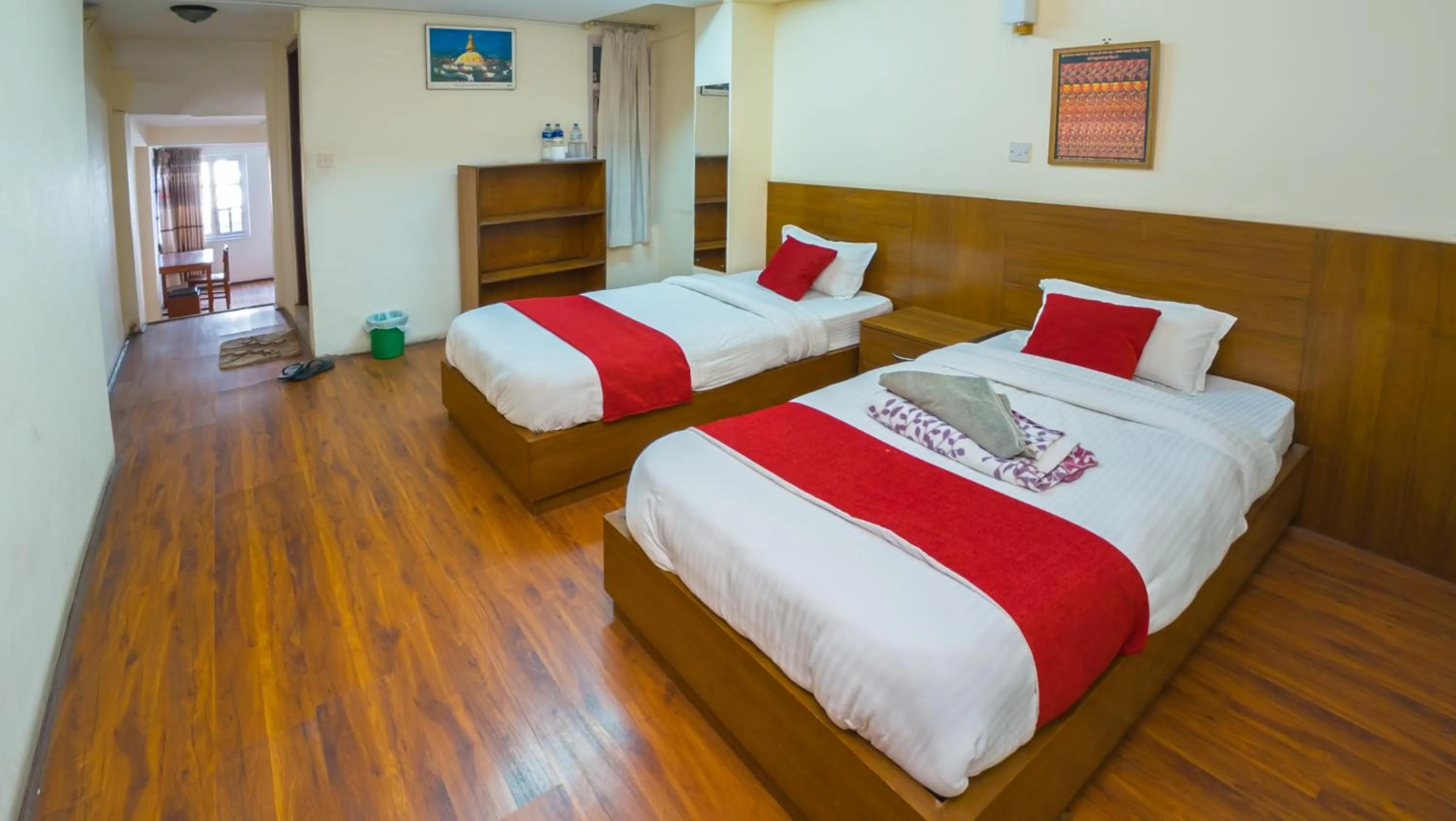 Bed in Durbar Guest House