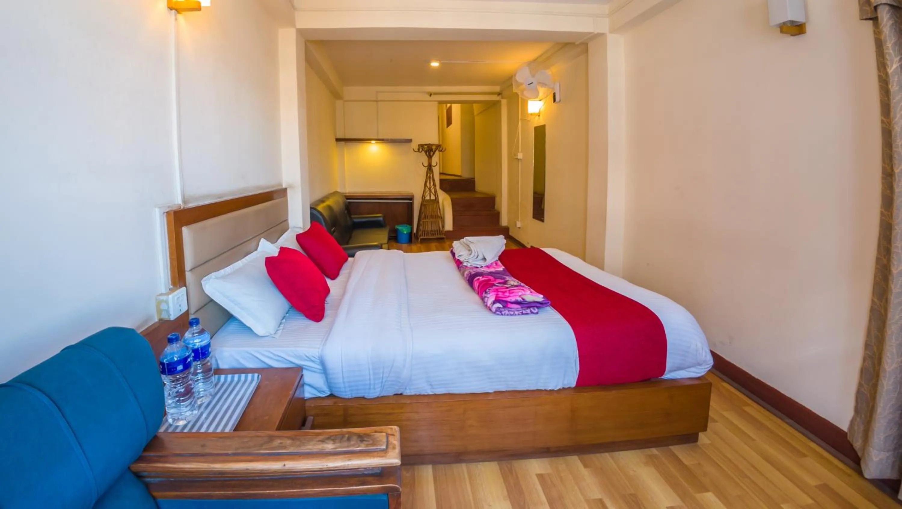 Bed in Durbar Guest House