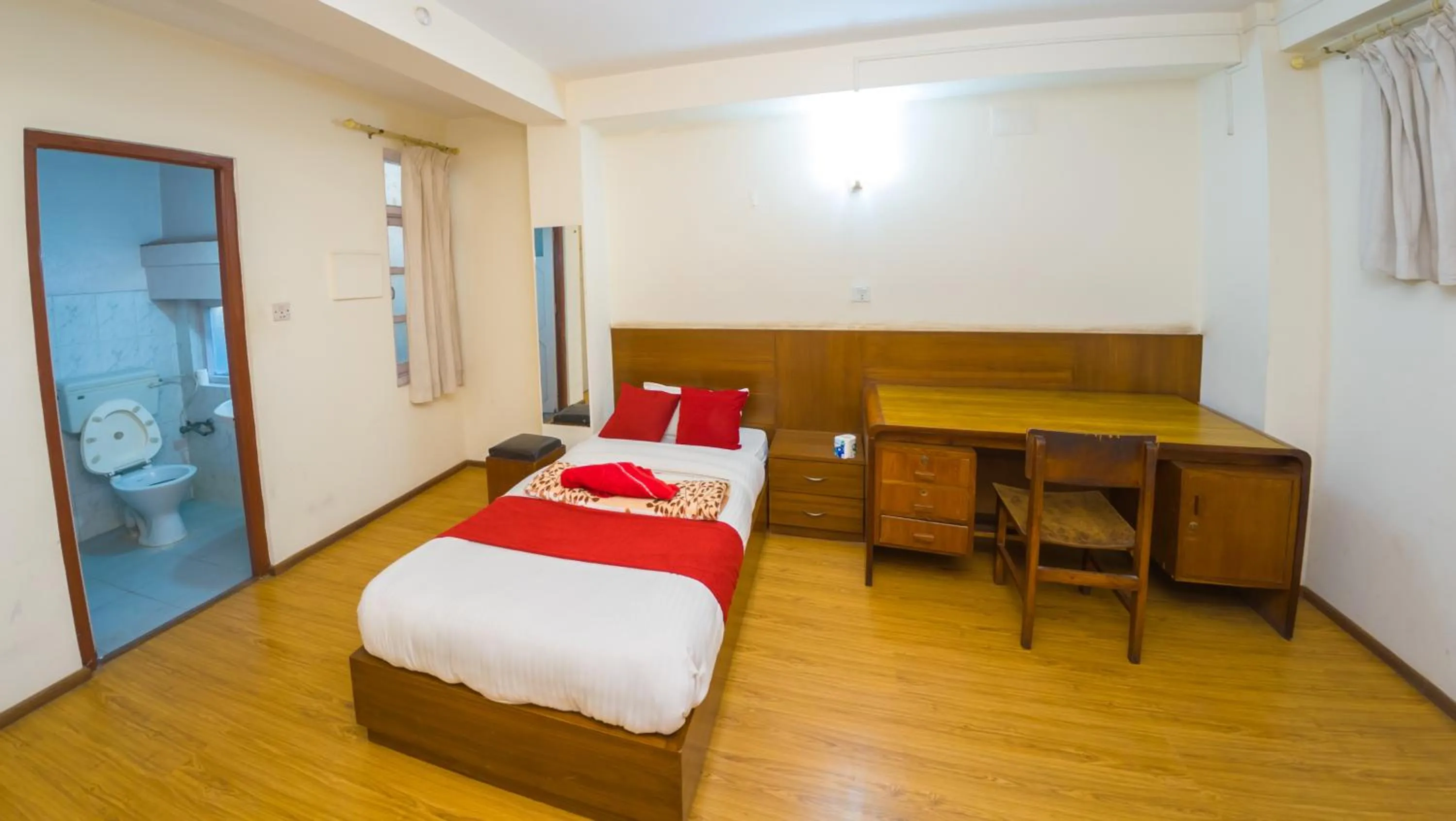Bed in Durbar Guest House