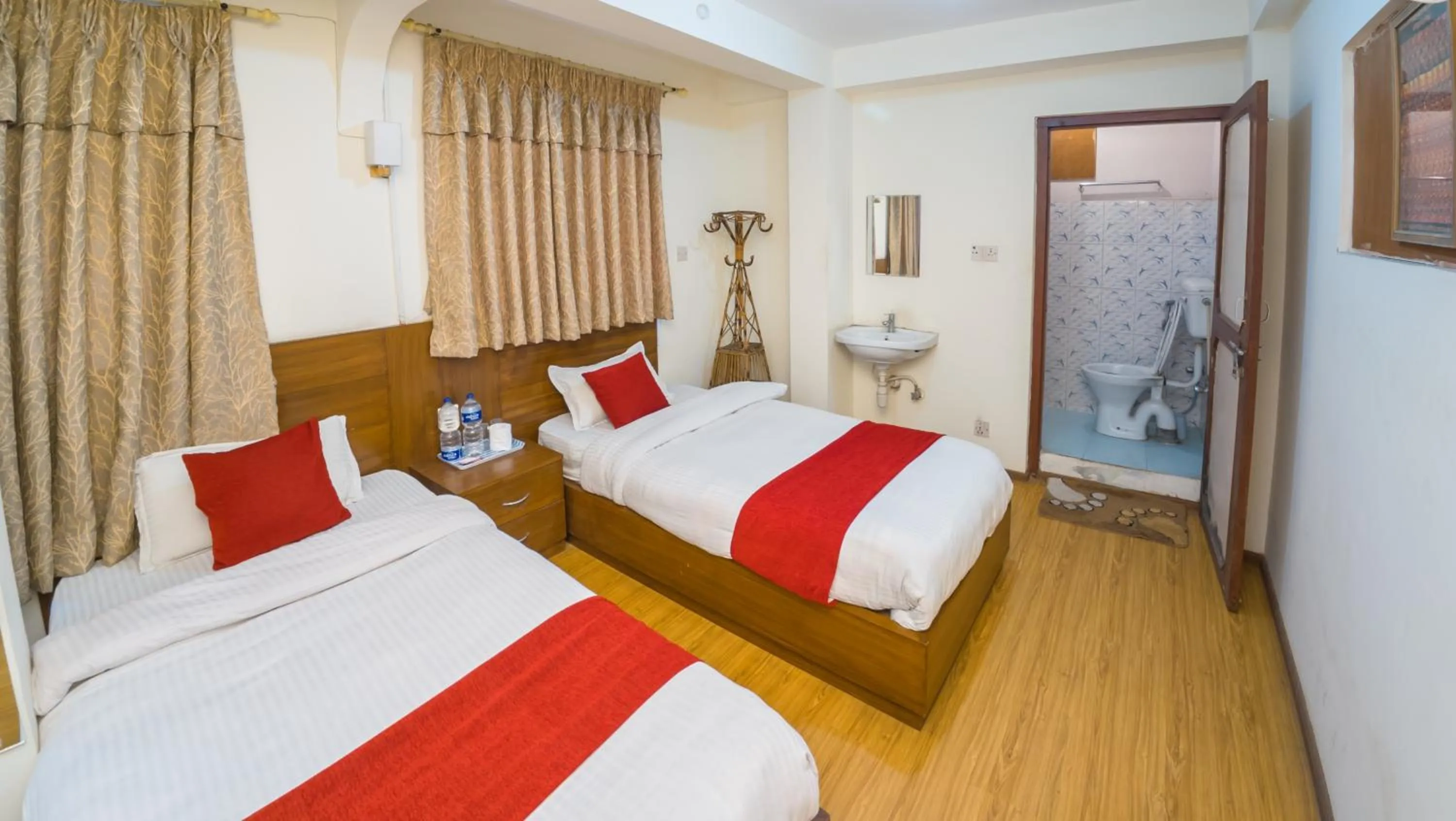 Bed in Durbar Guest House