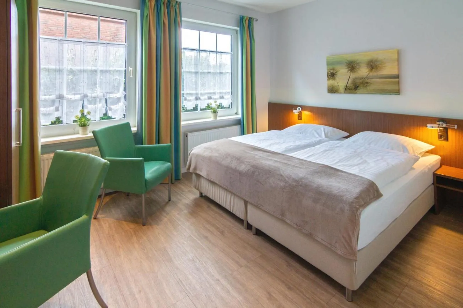 Bed in Hotel am Elisabethufer