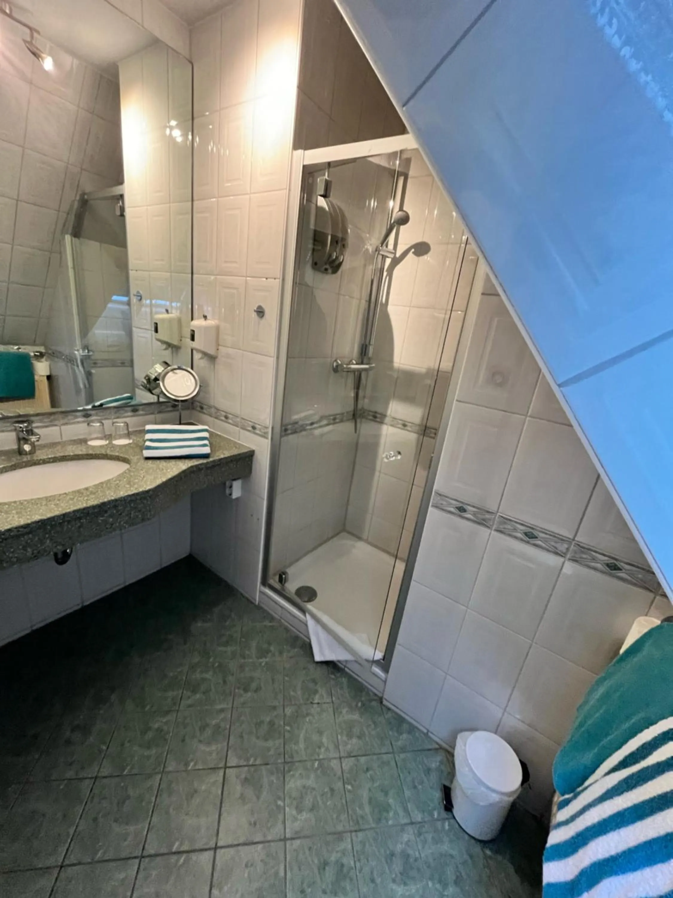 Shower in Hotel am Elisabethufer