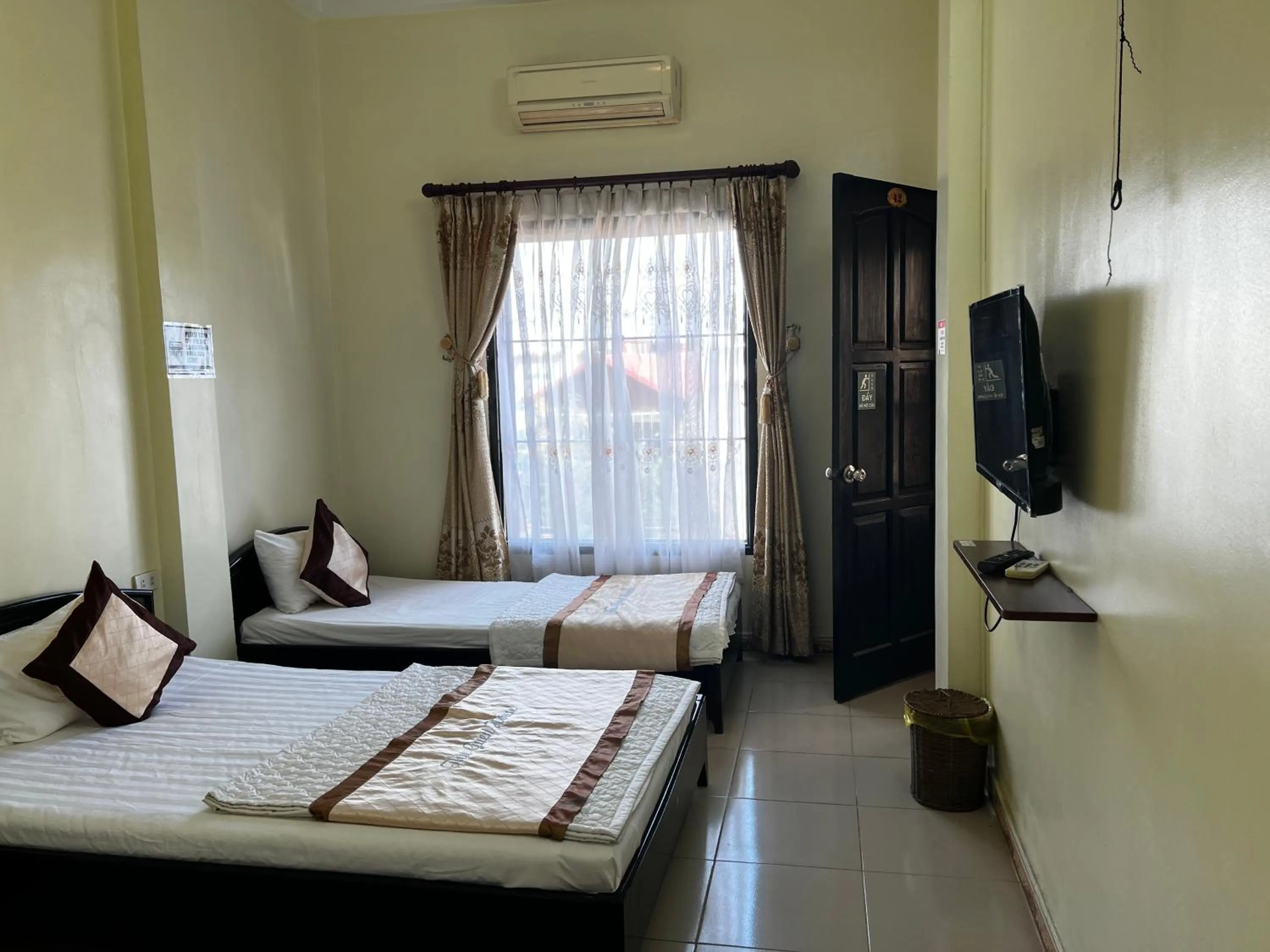 Bed in Thu Guest House