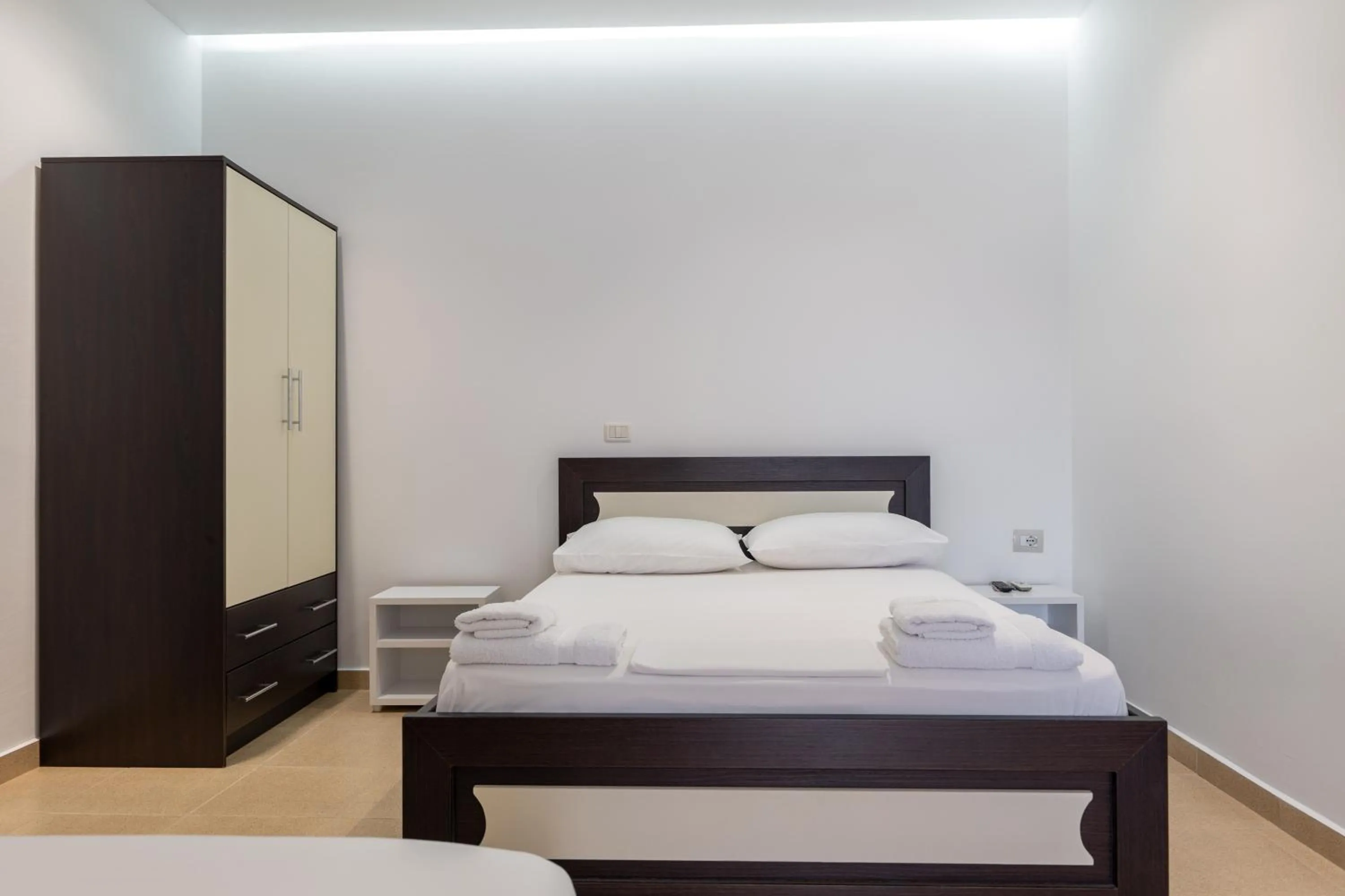 Bed in Apartments Aktea