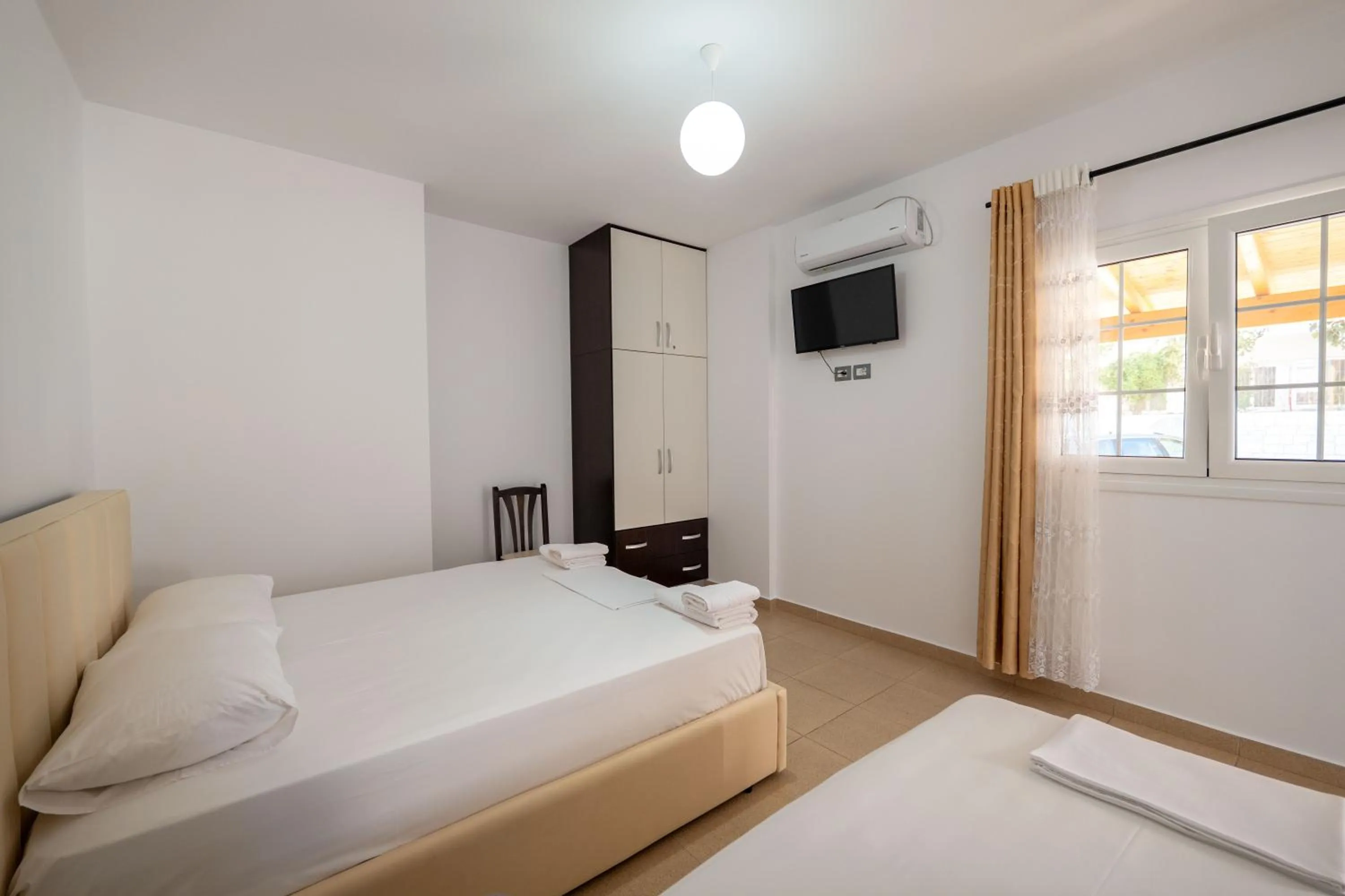 TV and multimedia, Bed in Apartments Aktea