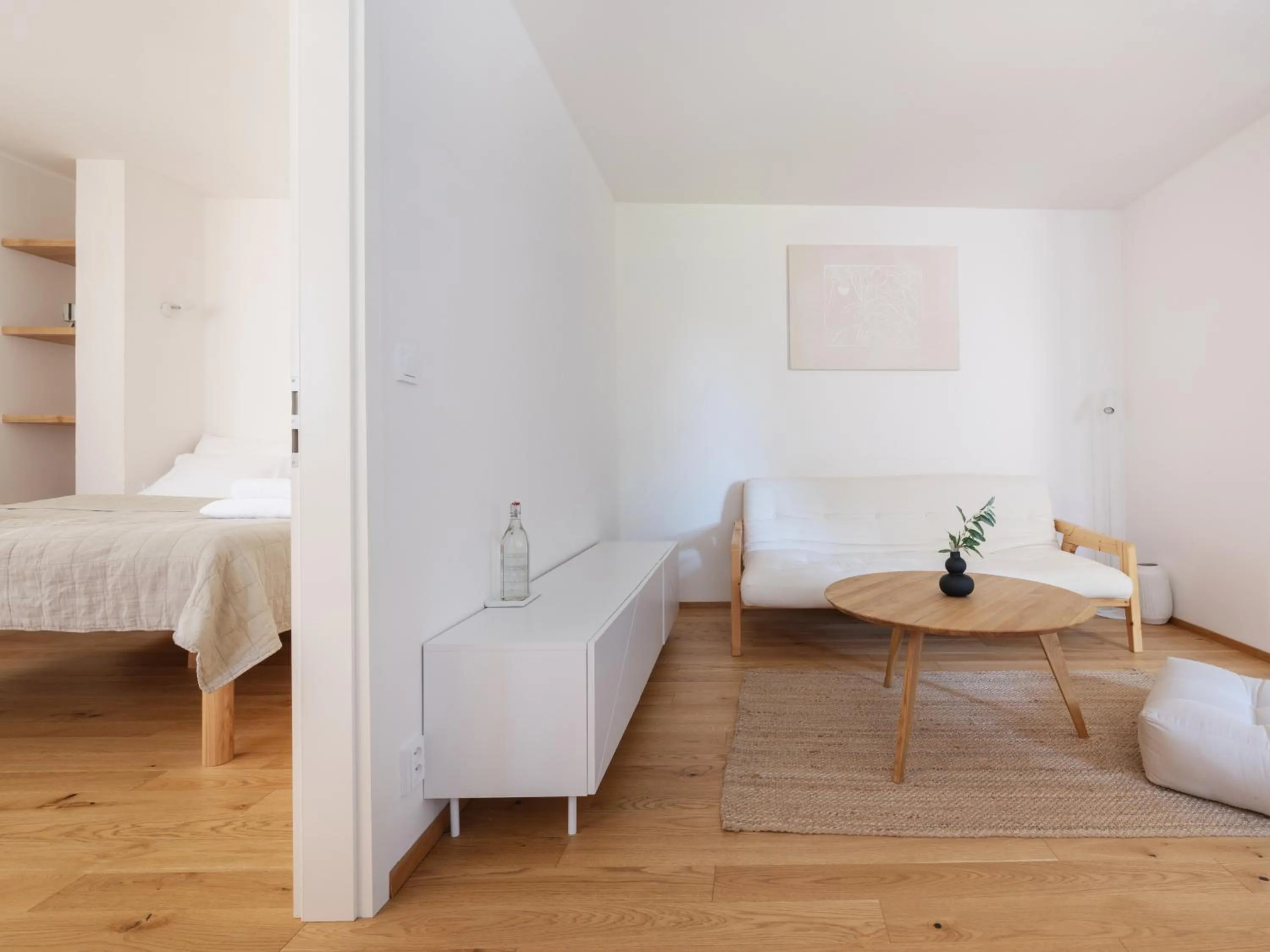 Living room, Bed in Resort po.spolu