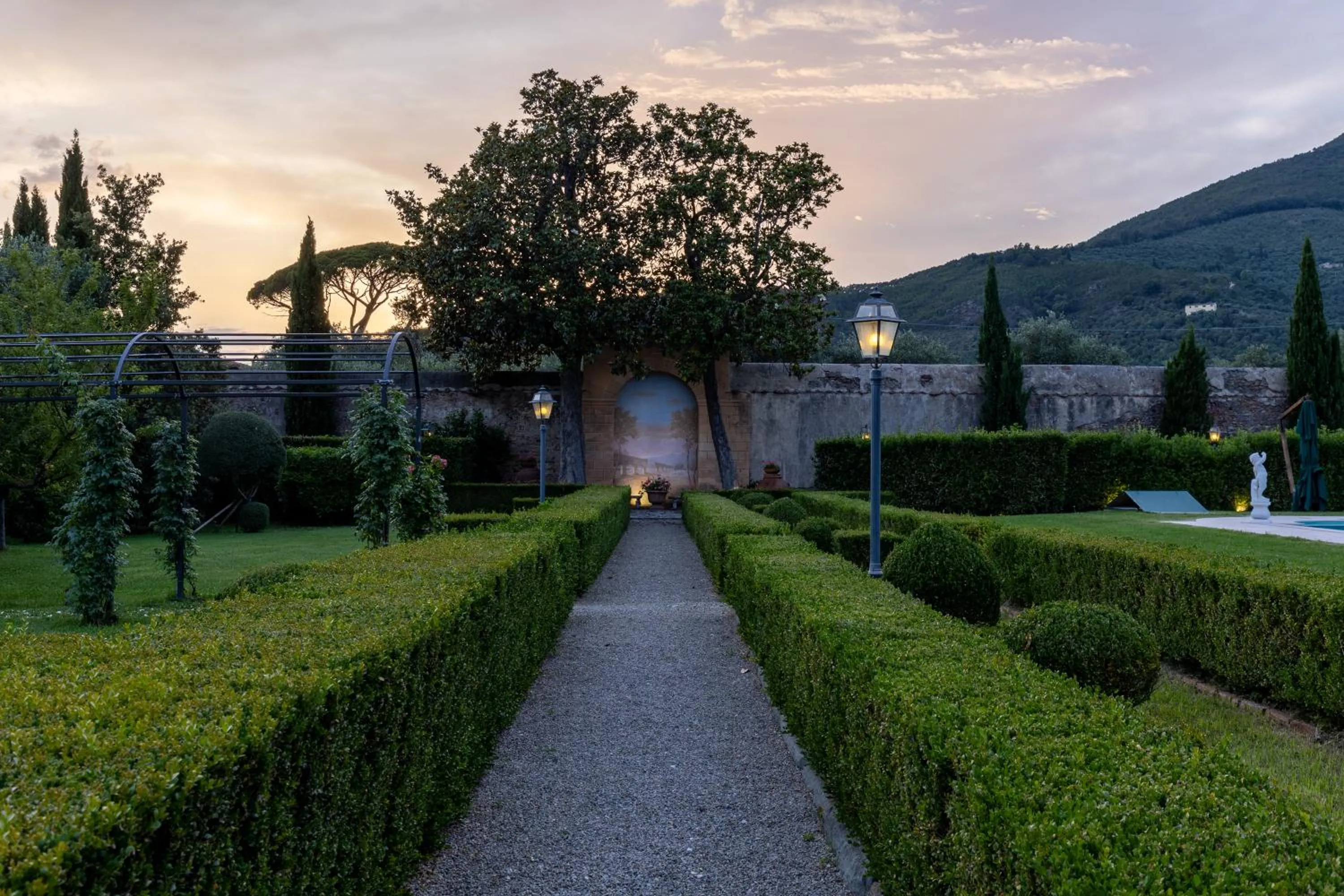 Garden in Villa Scorzi - Relais de Charme