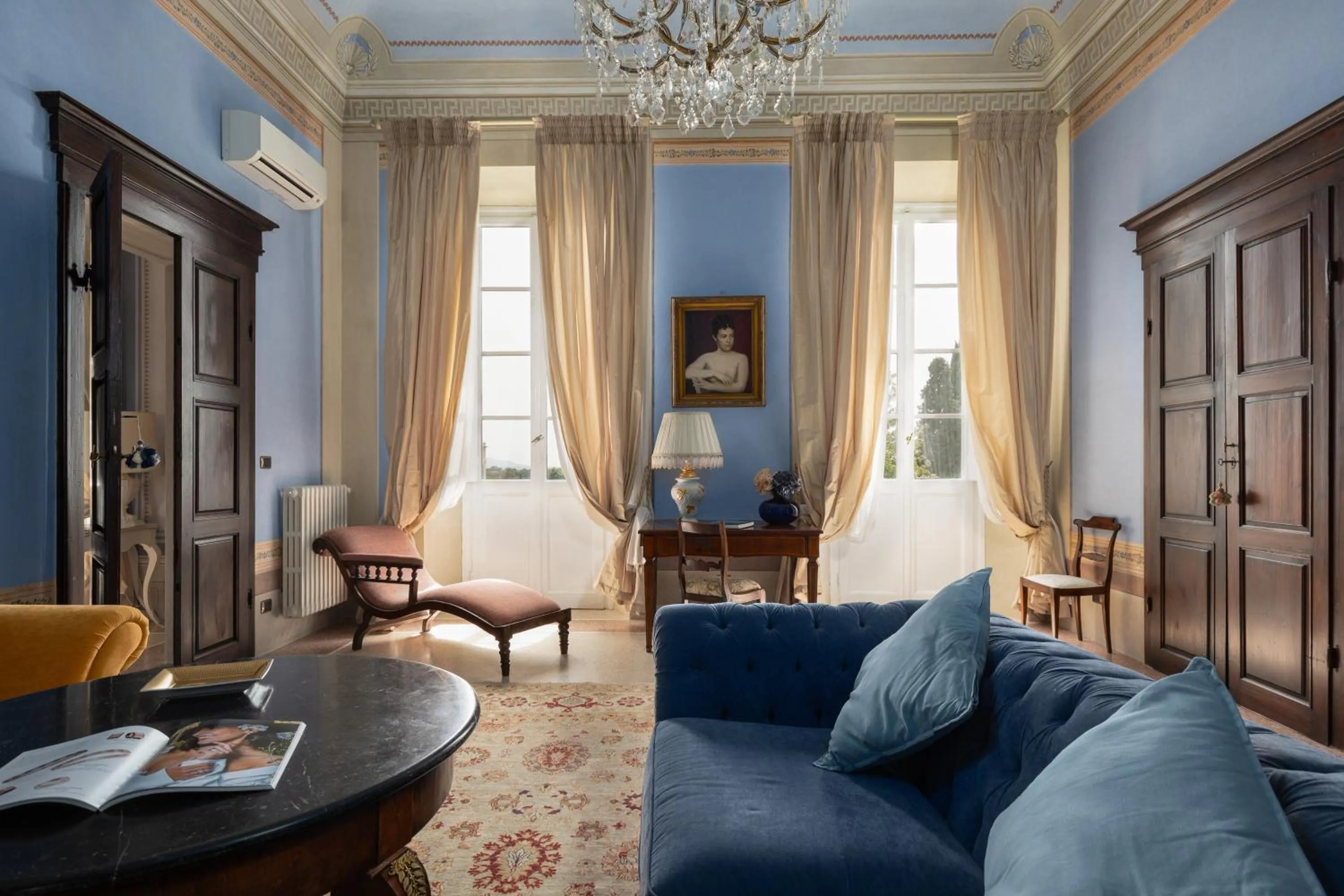 Living room in Villa Scorzi - Relais de Charme