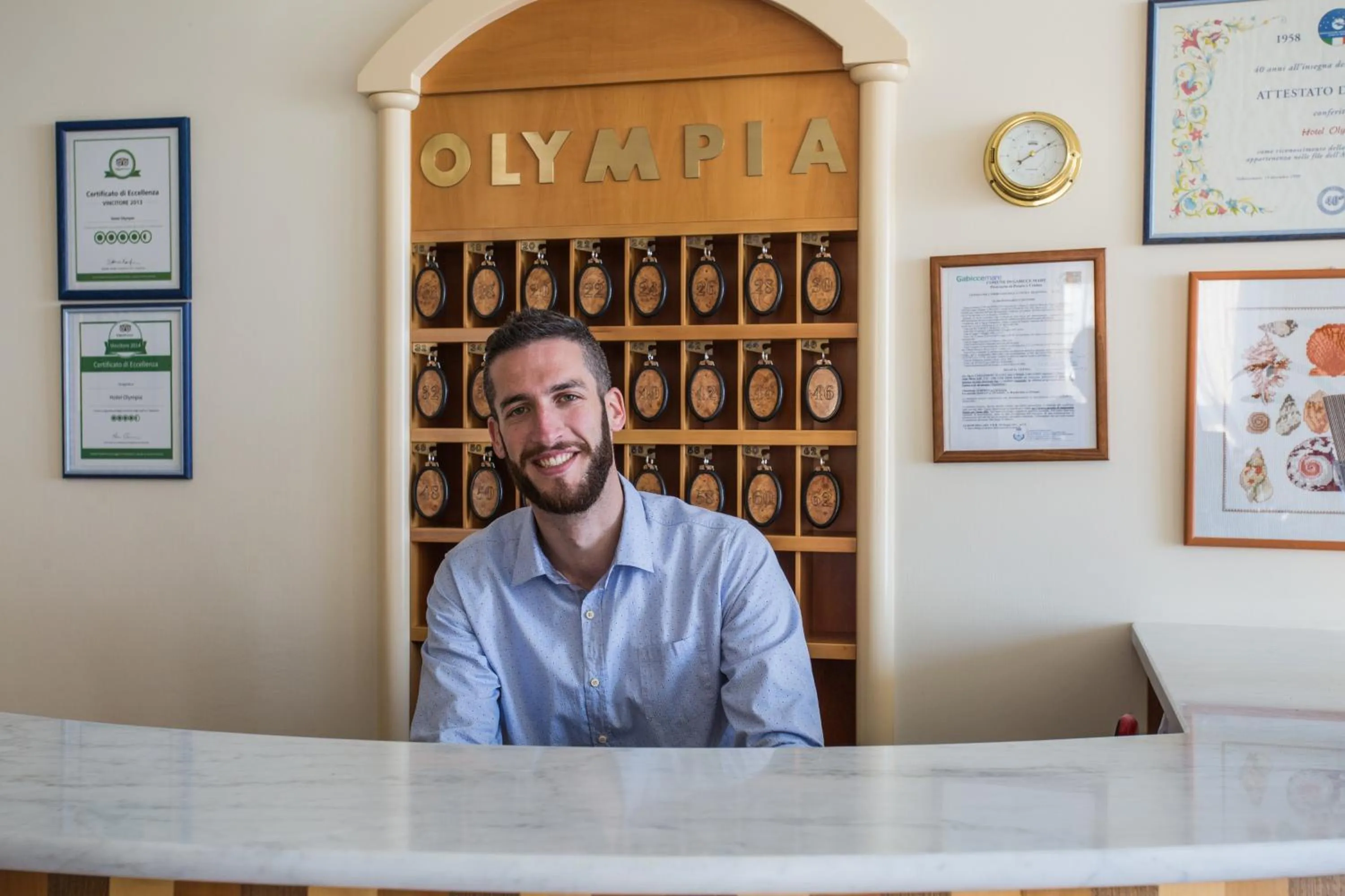 Staff in Hotel Olympia