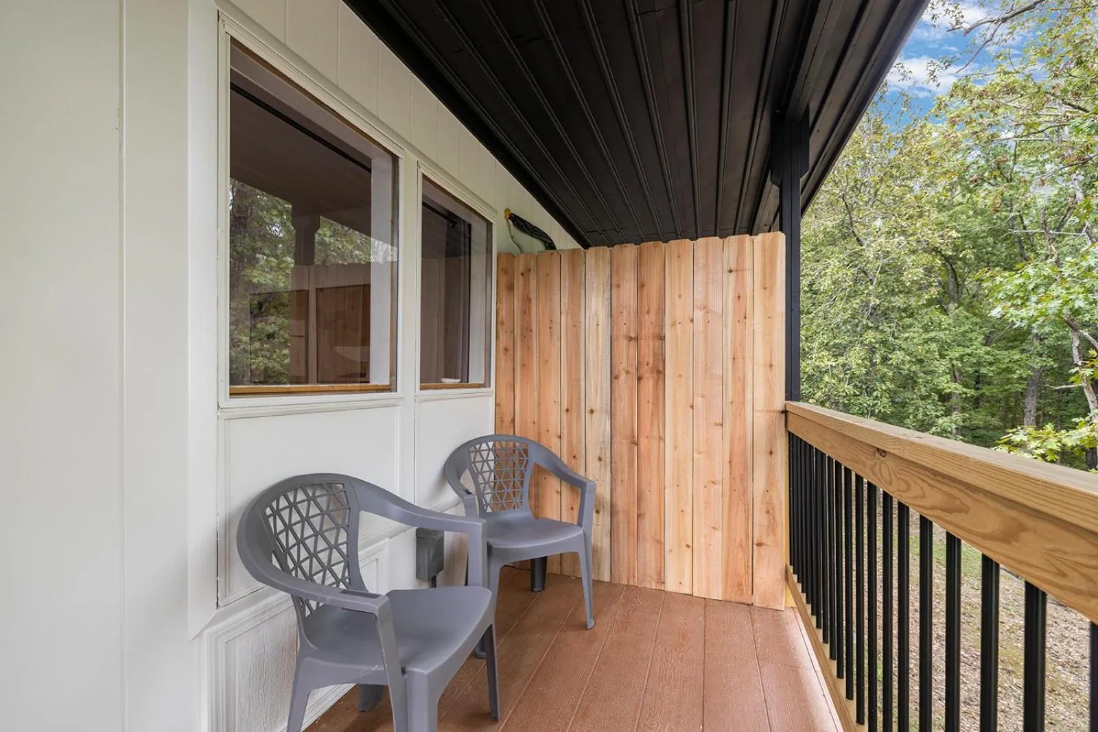 Patio in The Lofts on Indian Point - Near Silver Dollar City
