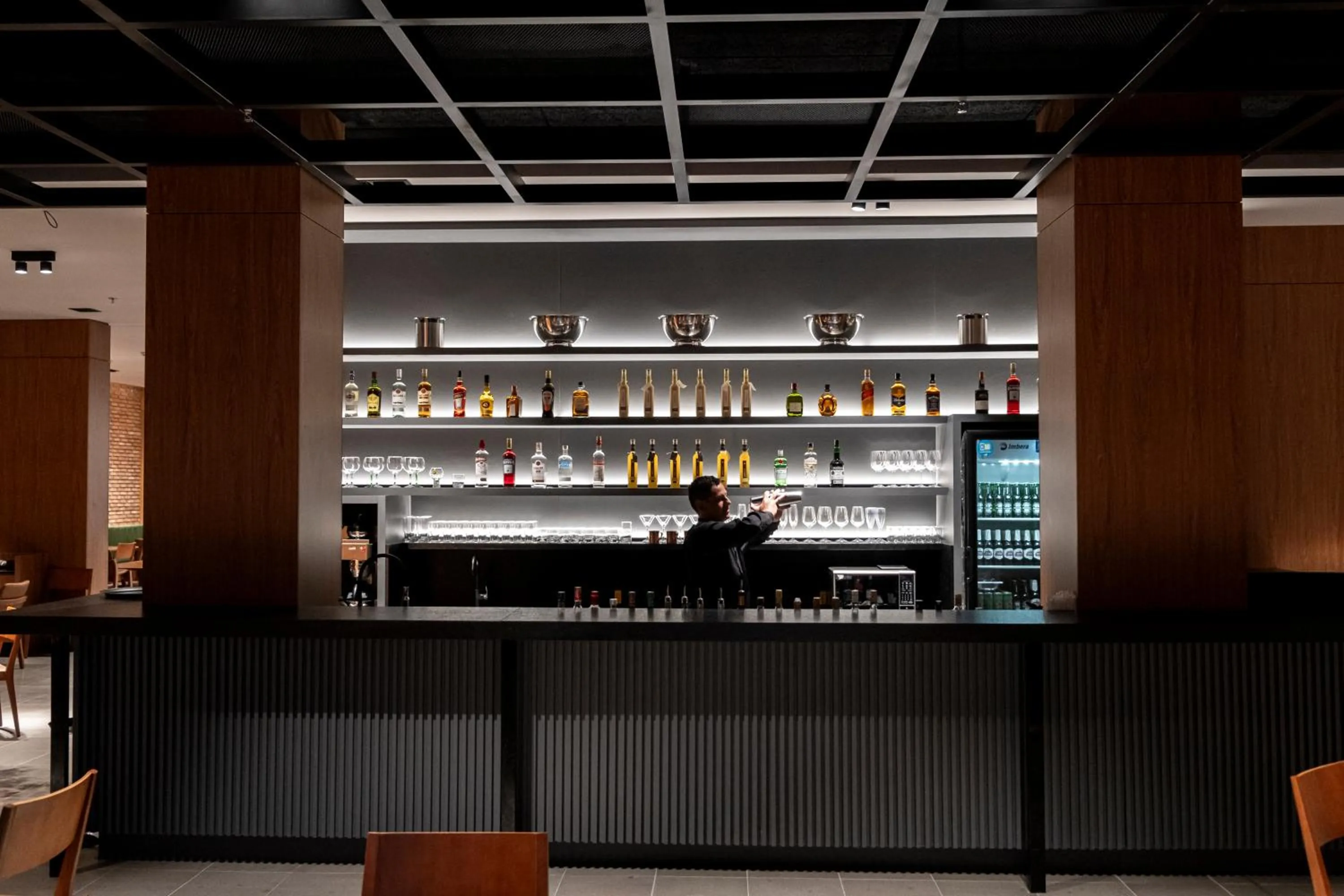 Lounge or bar in Plaza Hotel & Boulevard Convention - Vale dos Vinhedos