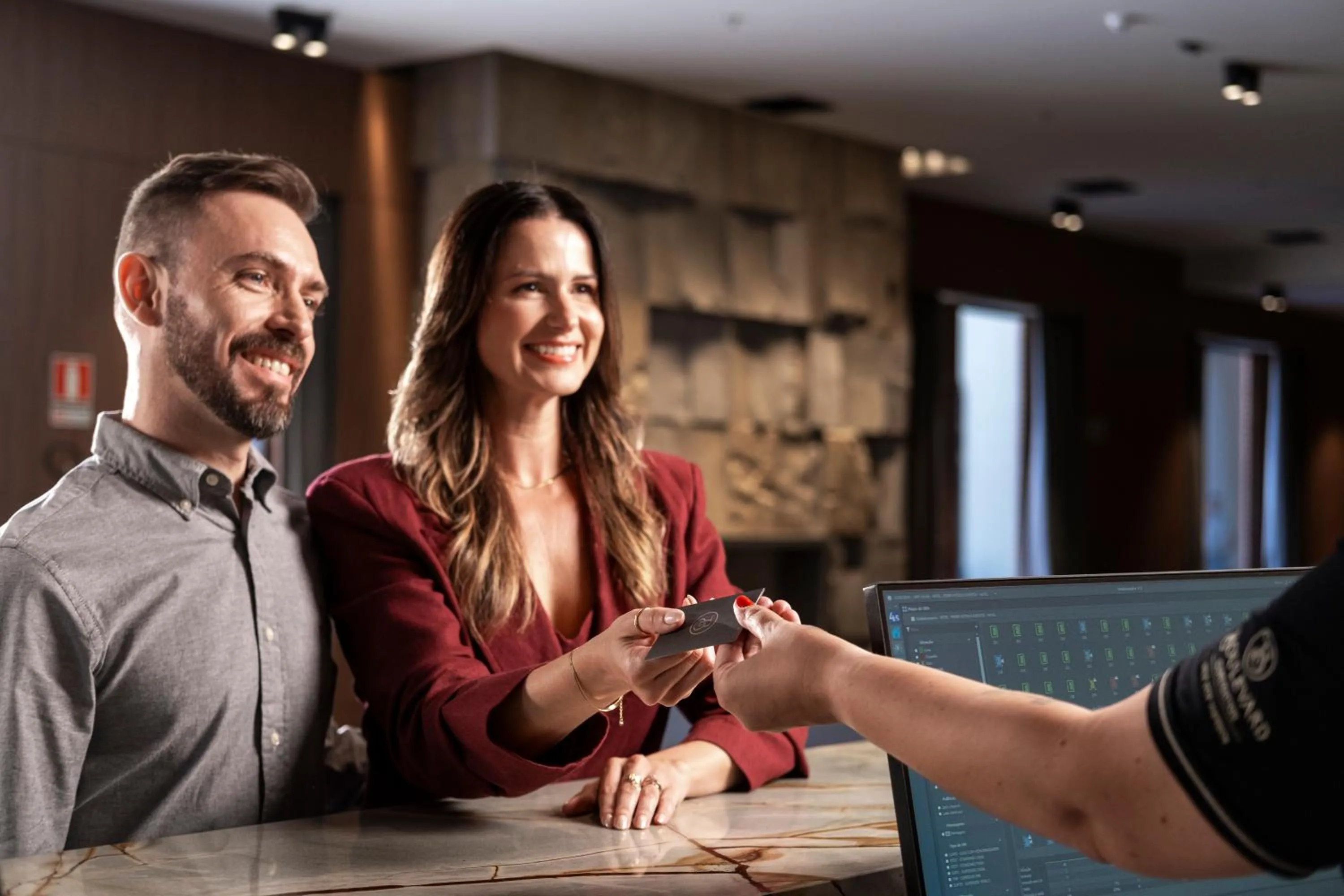 Lobby or reception in Plaza Hotel & Boulevard Convention - Vale dos Vinhedos