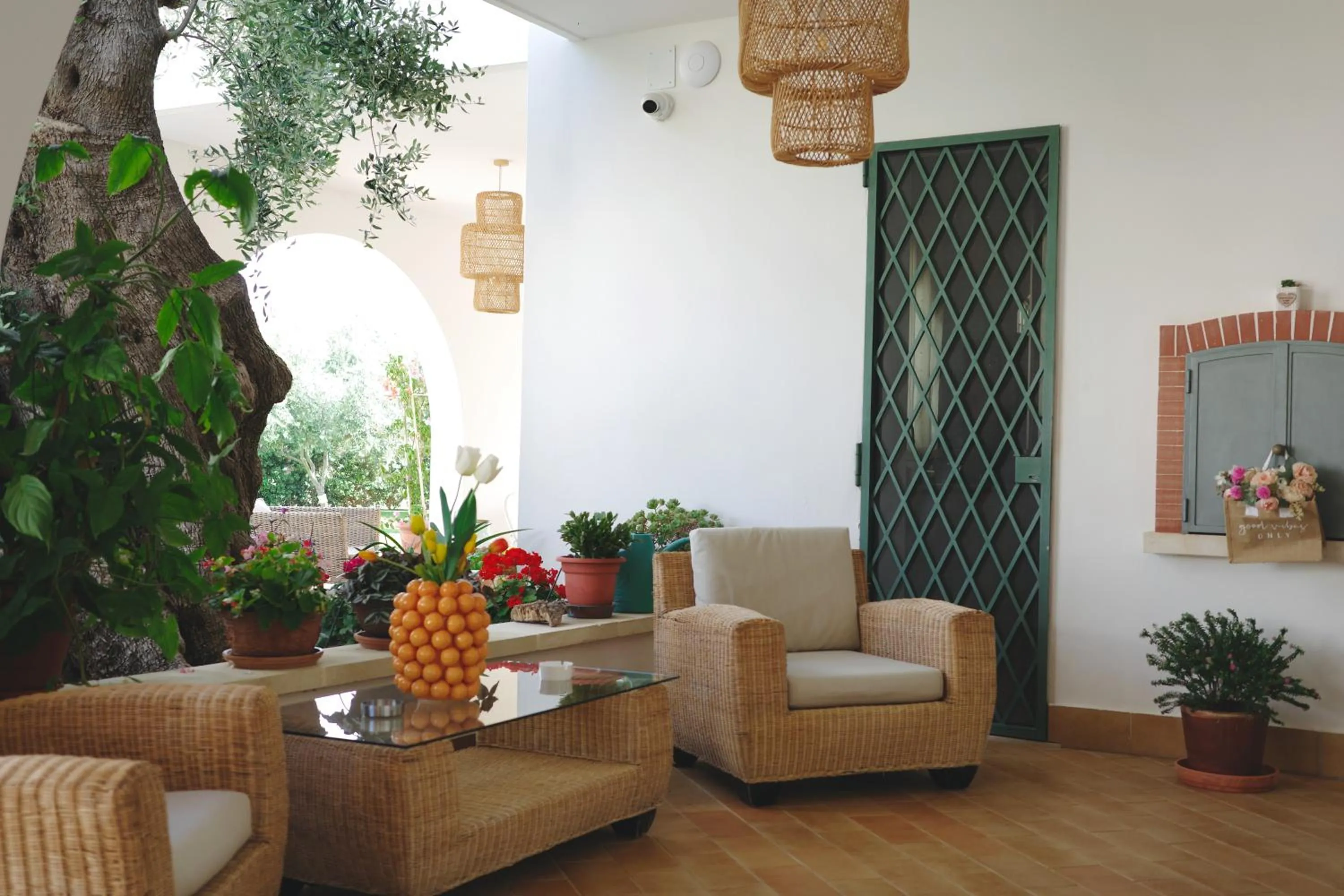 Patio in L'Ulivo Bed and Breakfast