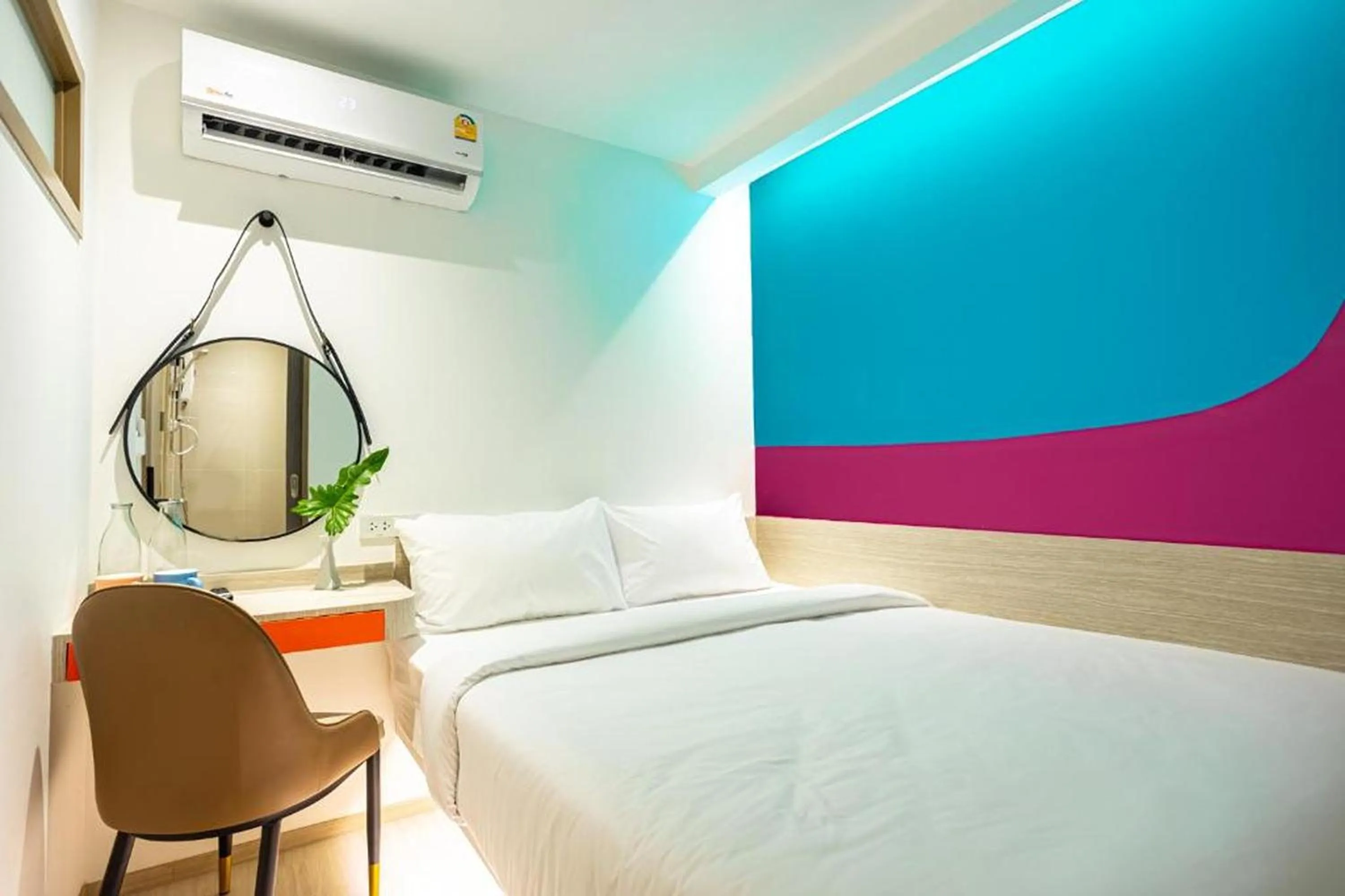 Bed in L MINITEL at Night Bazaar Chiangmai