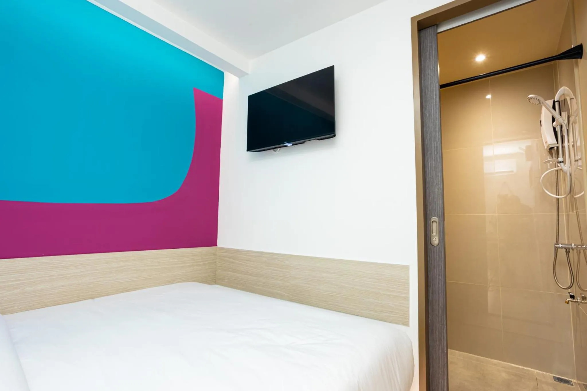 Bed in L MINITEL at Night Bazaar Chiangmai