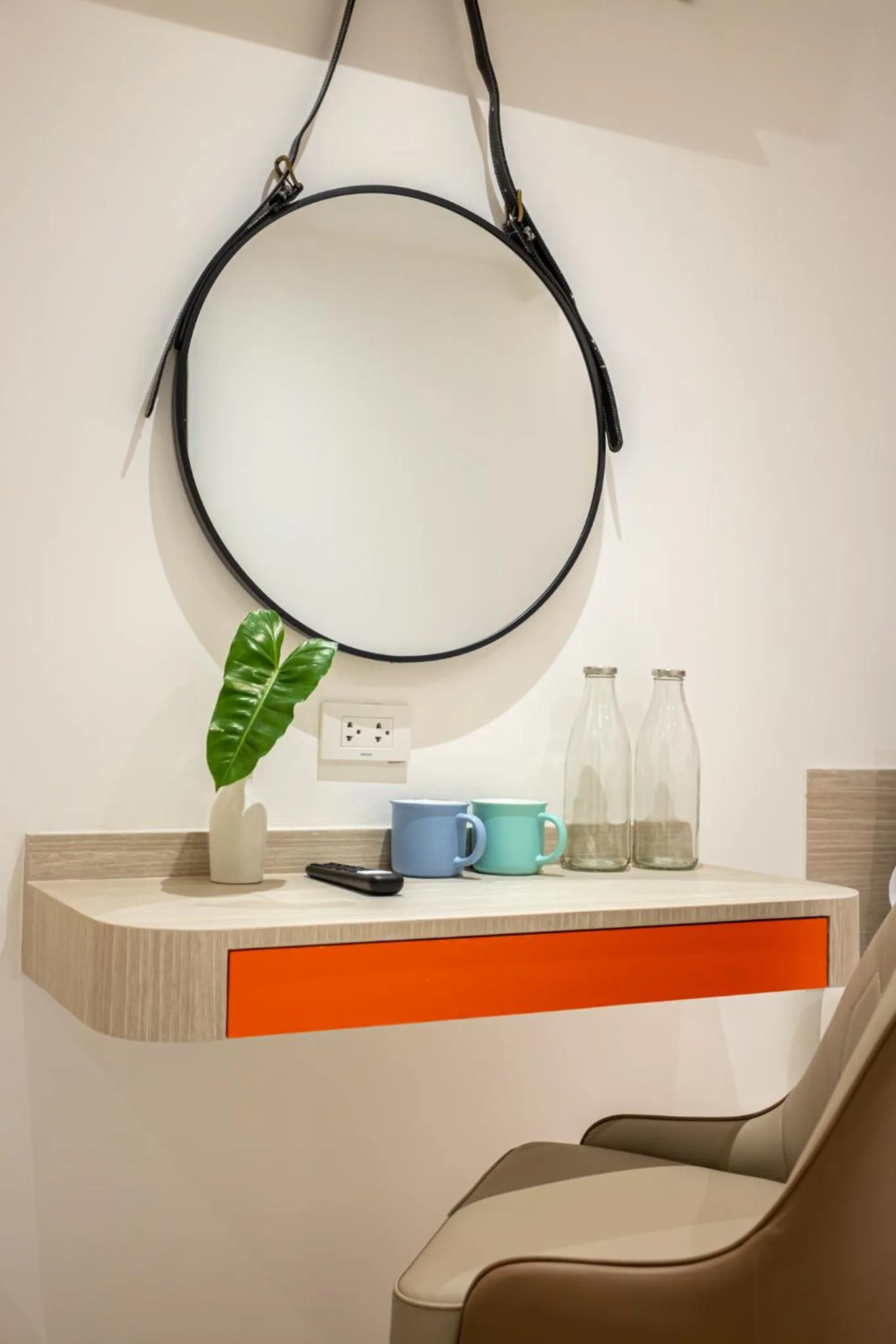 Decorative detail in L MINITEL at Night Bazaar Chiangmai