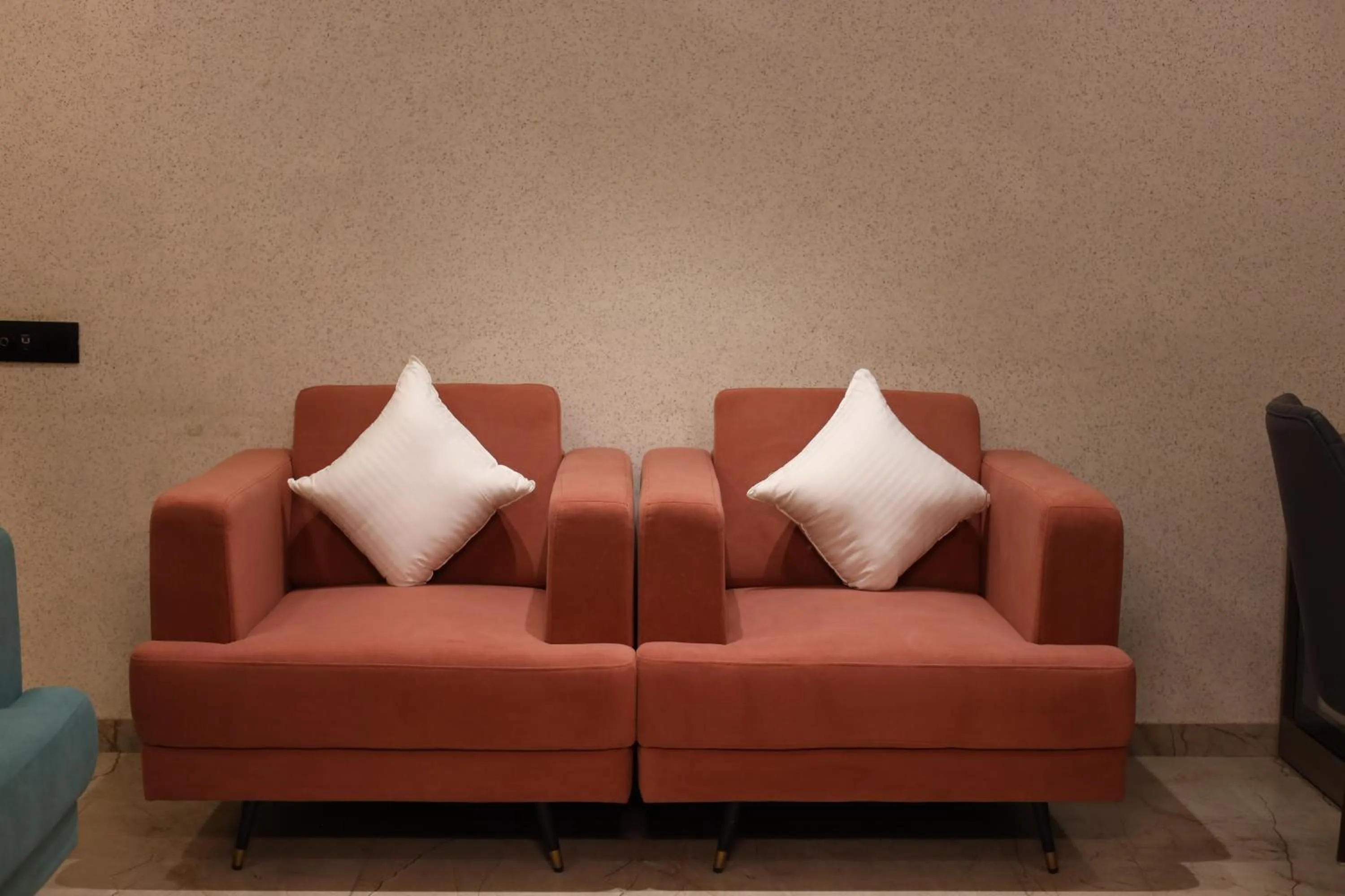 Seating area in Lords Eco Inn Navsari