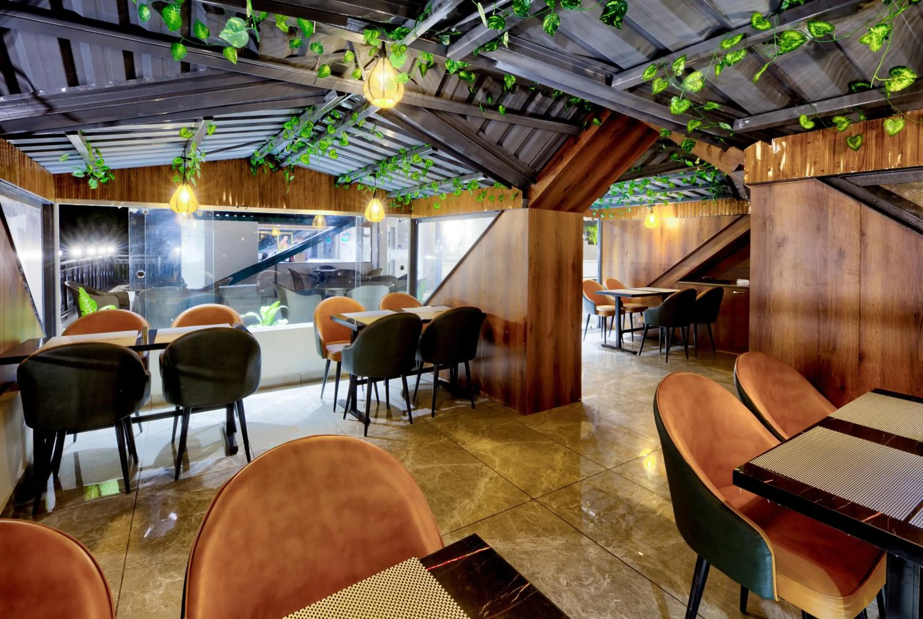 Restaurant/places to eat in LUXE RESORTS - CENTRALLY HEATED AIR CONDITIONED HOTEL in THE HEART OF KASAULI