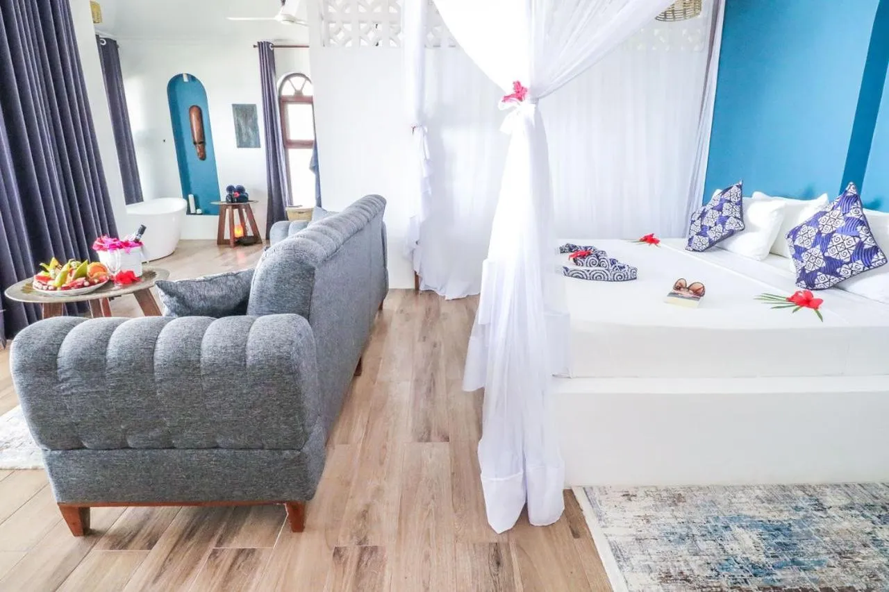 Bed in Michamvi Sunset Bay