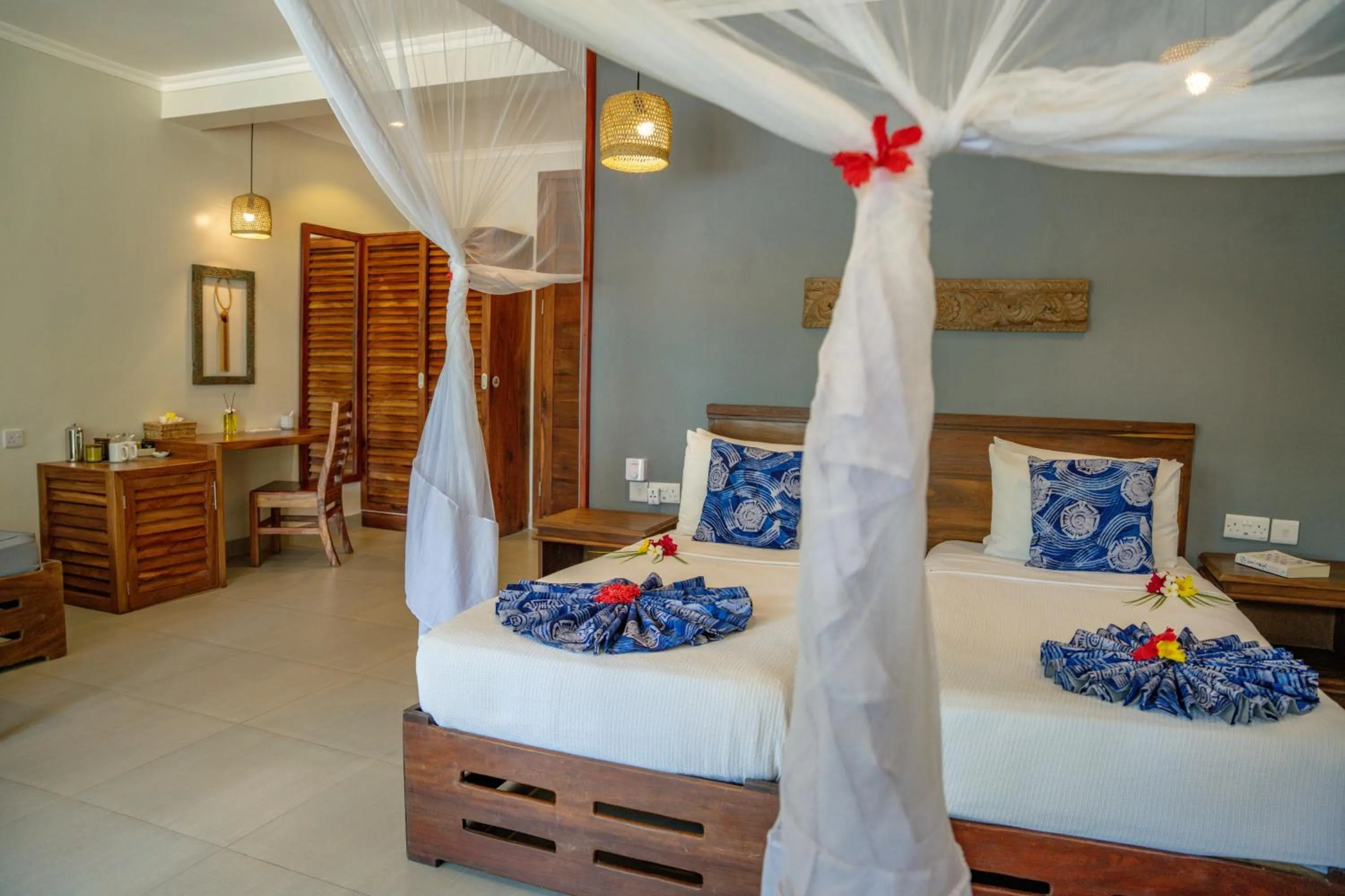 Bed in Michamvi Sunset Bay