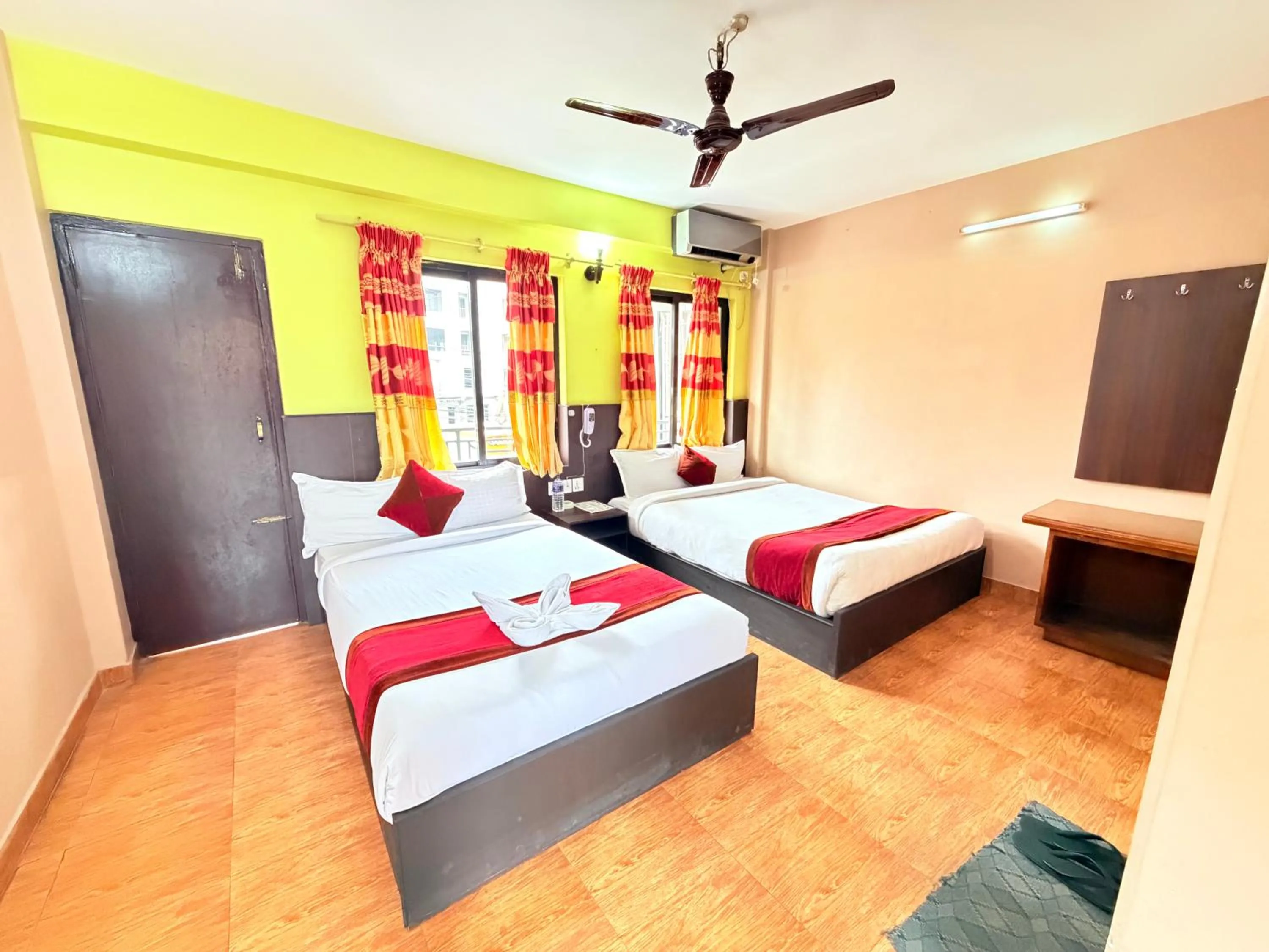 Bed in Hotel Donosti Pokhara