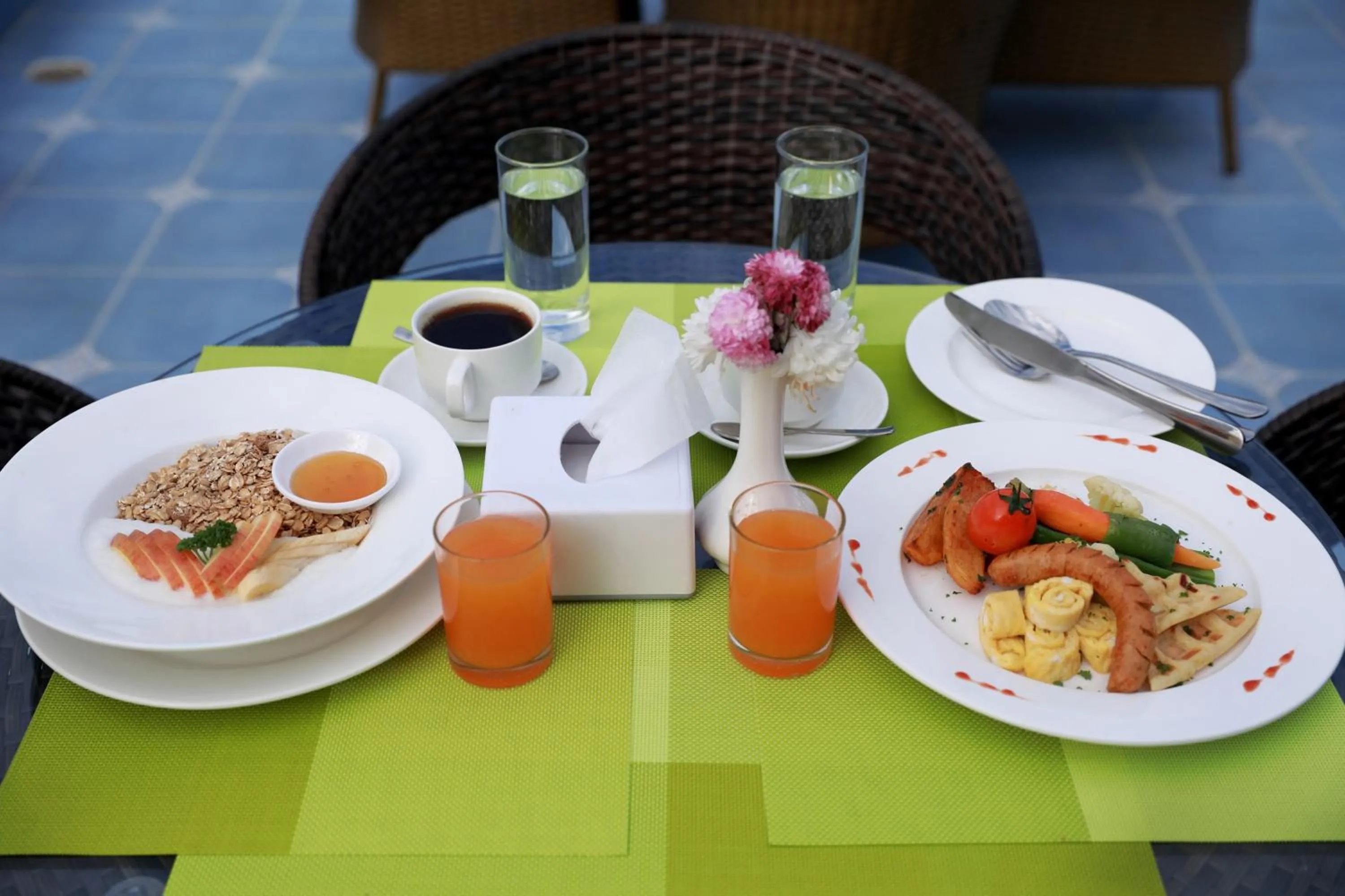 Breakfast in Hotel Donosti Pokhara