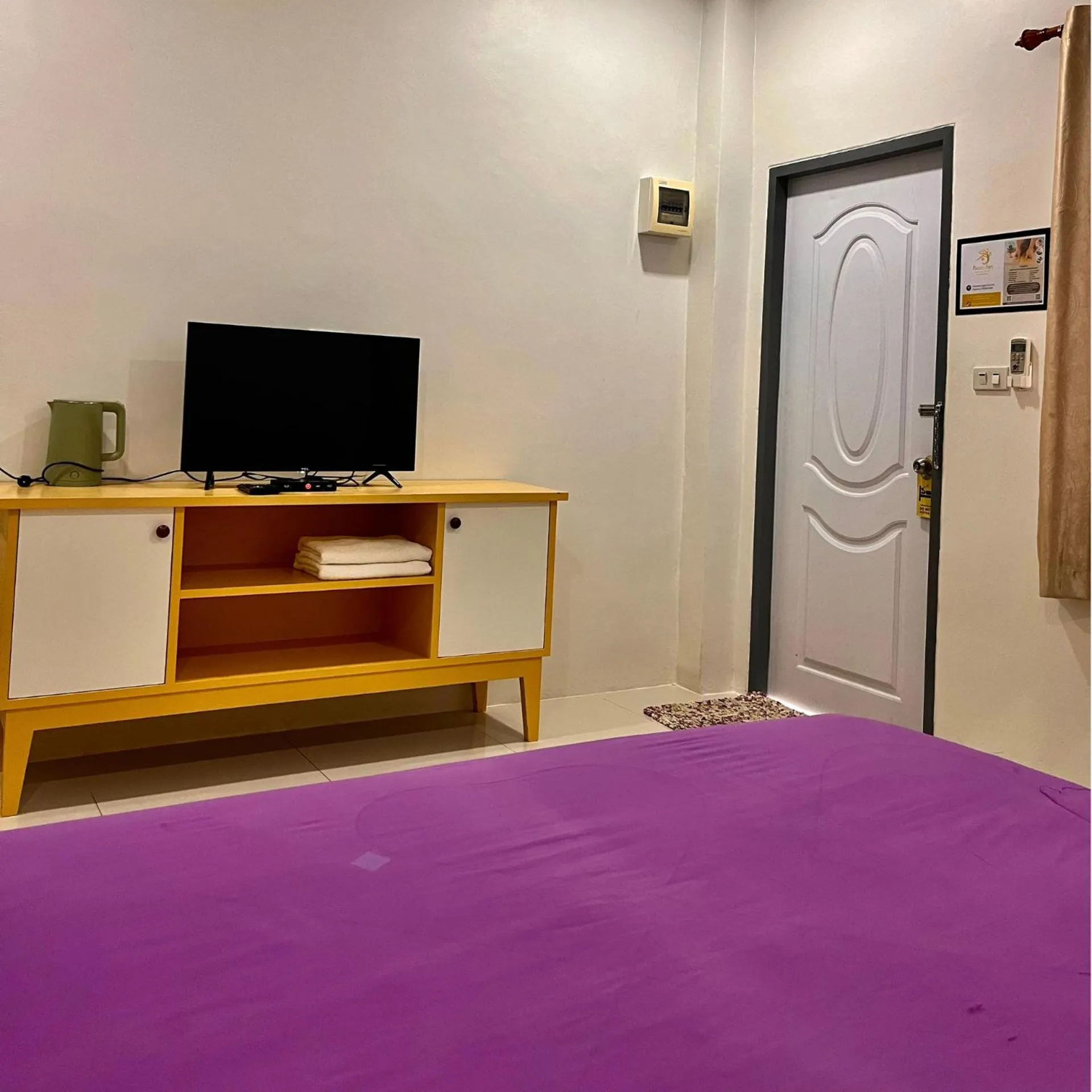 Bed in บ้านพักสิริ มุกดาหาร (Baan Siri Mukdahan)