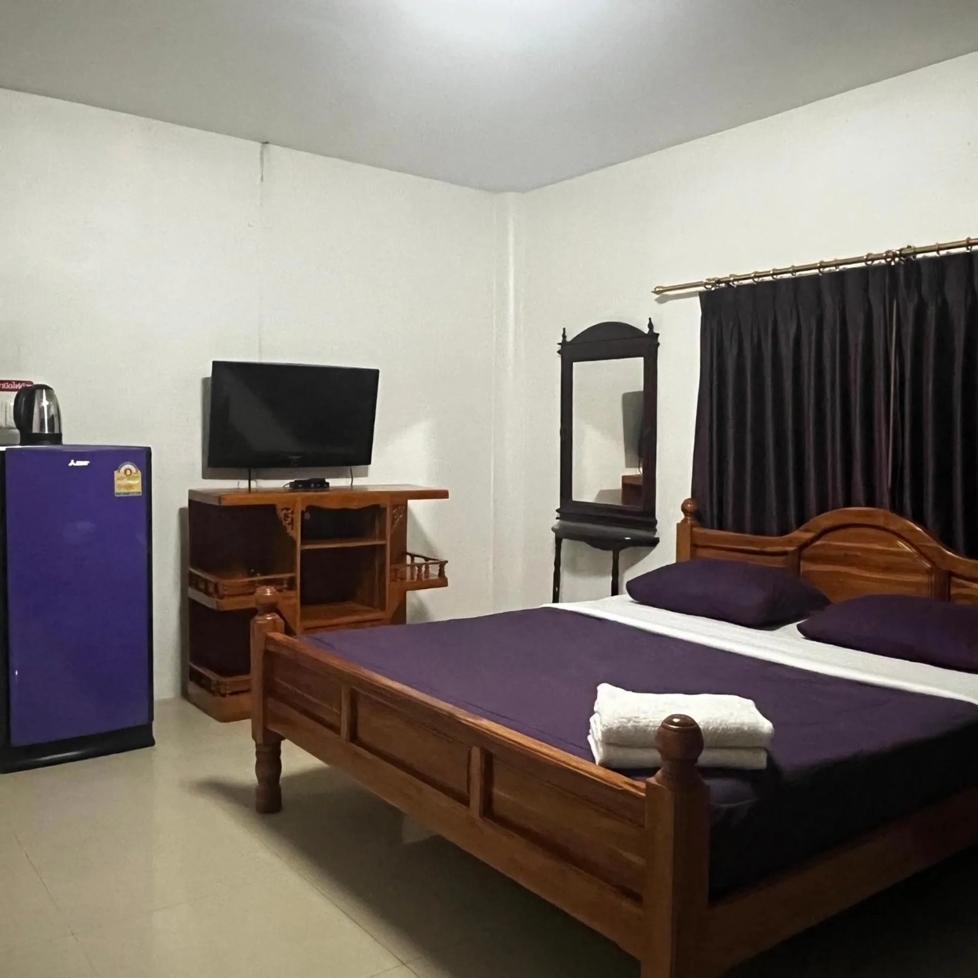 Bed in บ้านพักสิริ มุกดาหาร (Baan Siri Mukdahan)