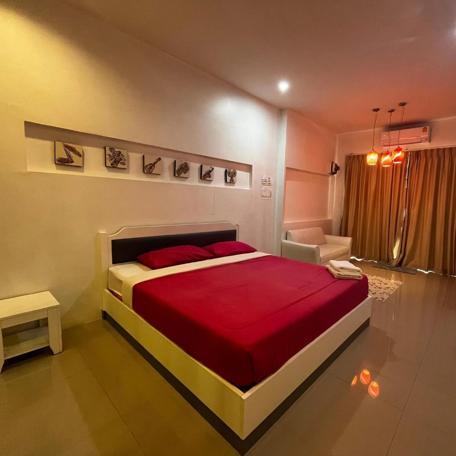 Bed in บ้านพักสิริ มุกดาหาร (Baan Siri Mukdahan)