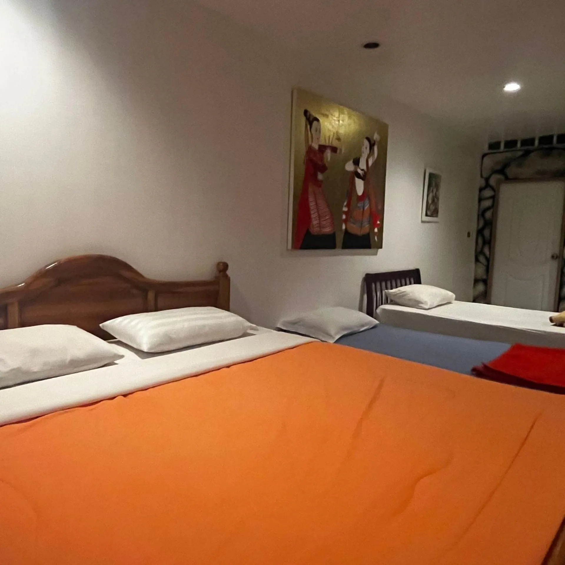Bed in บ้านพักสิริ มุกดาหาร (Baan Siri Mukdahan)